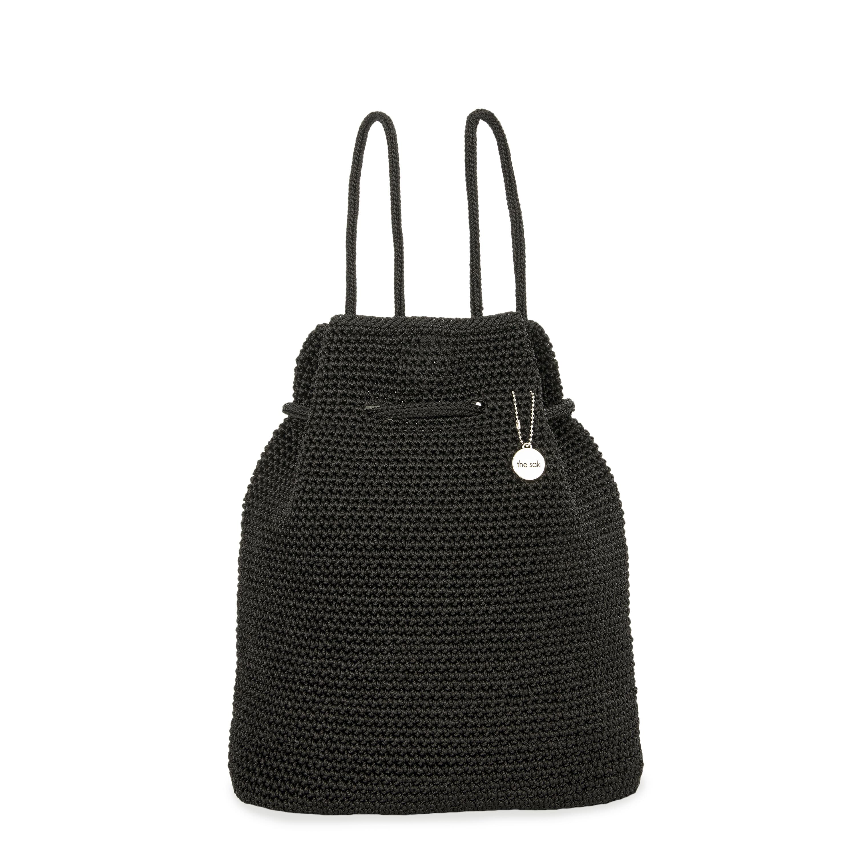 The Sak Dylan Large Backpack - Hand Crochet - Black