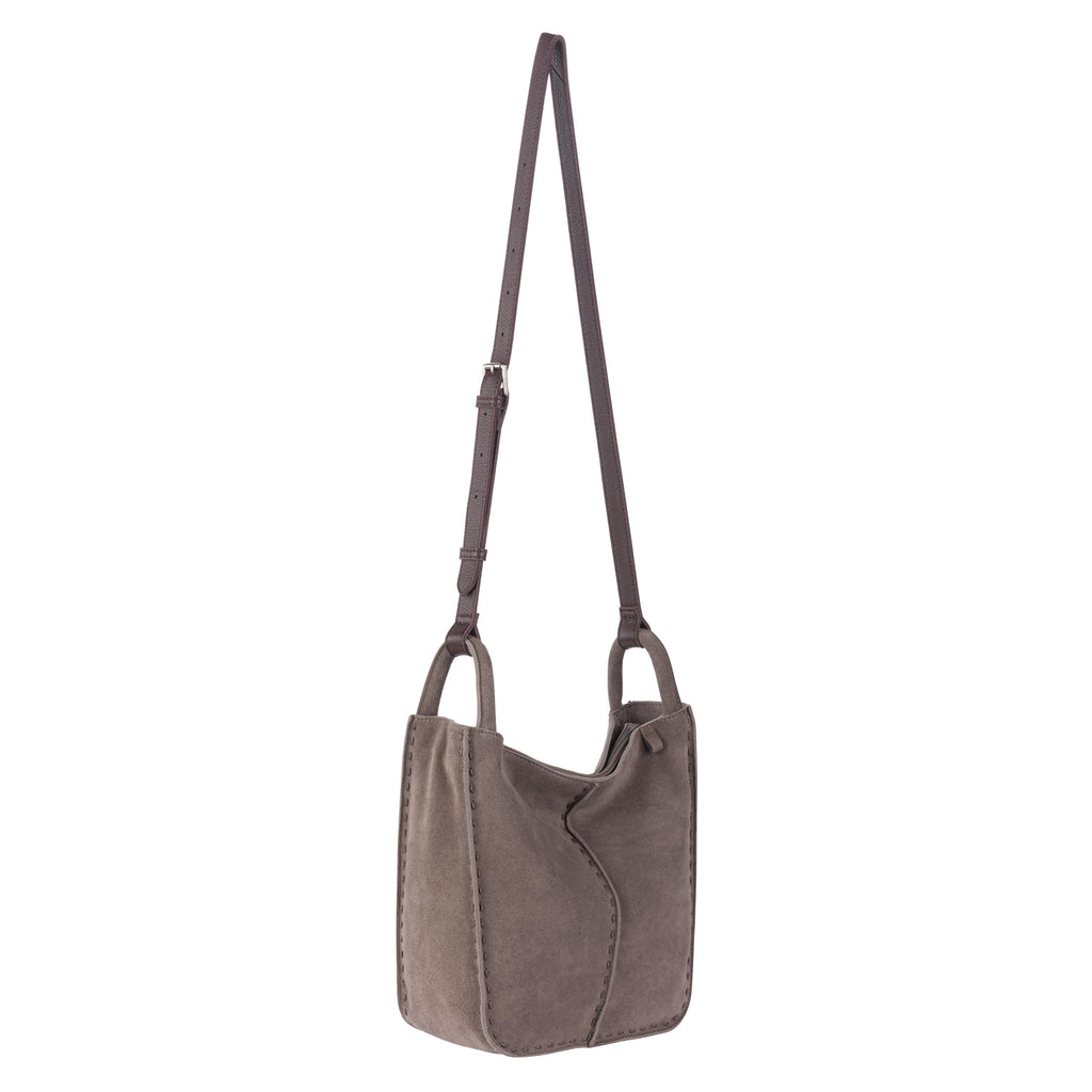 The Sak Los Feliz Crossbody - Leather - Mushroom Suede