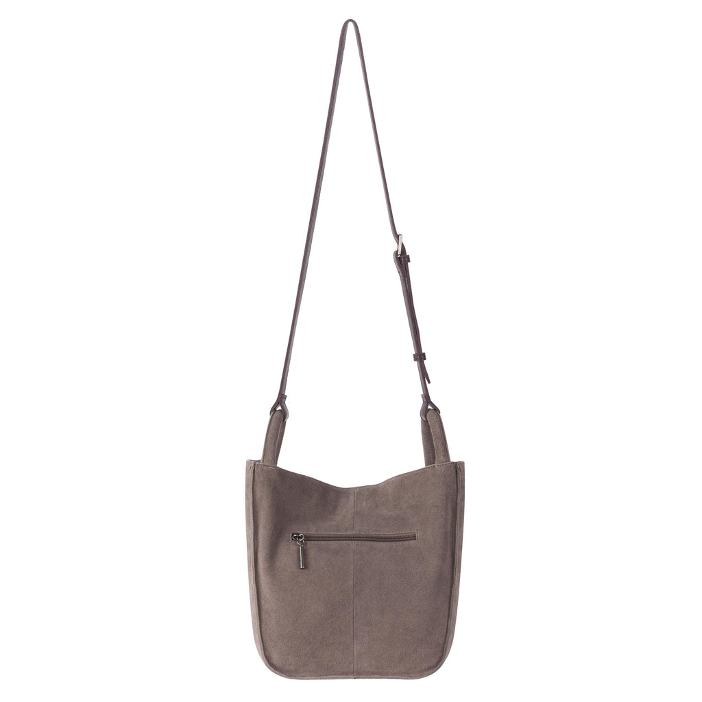 The Sak Los Feliz Crossbody - Leather - Mushroom Suede