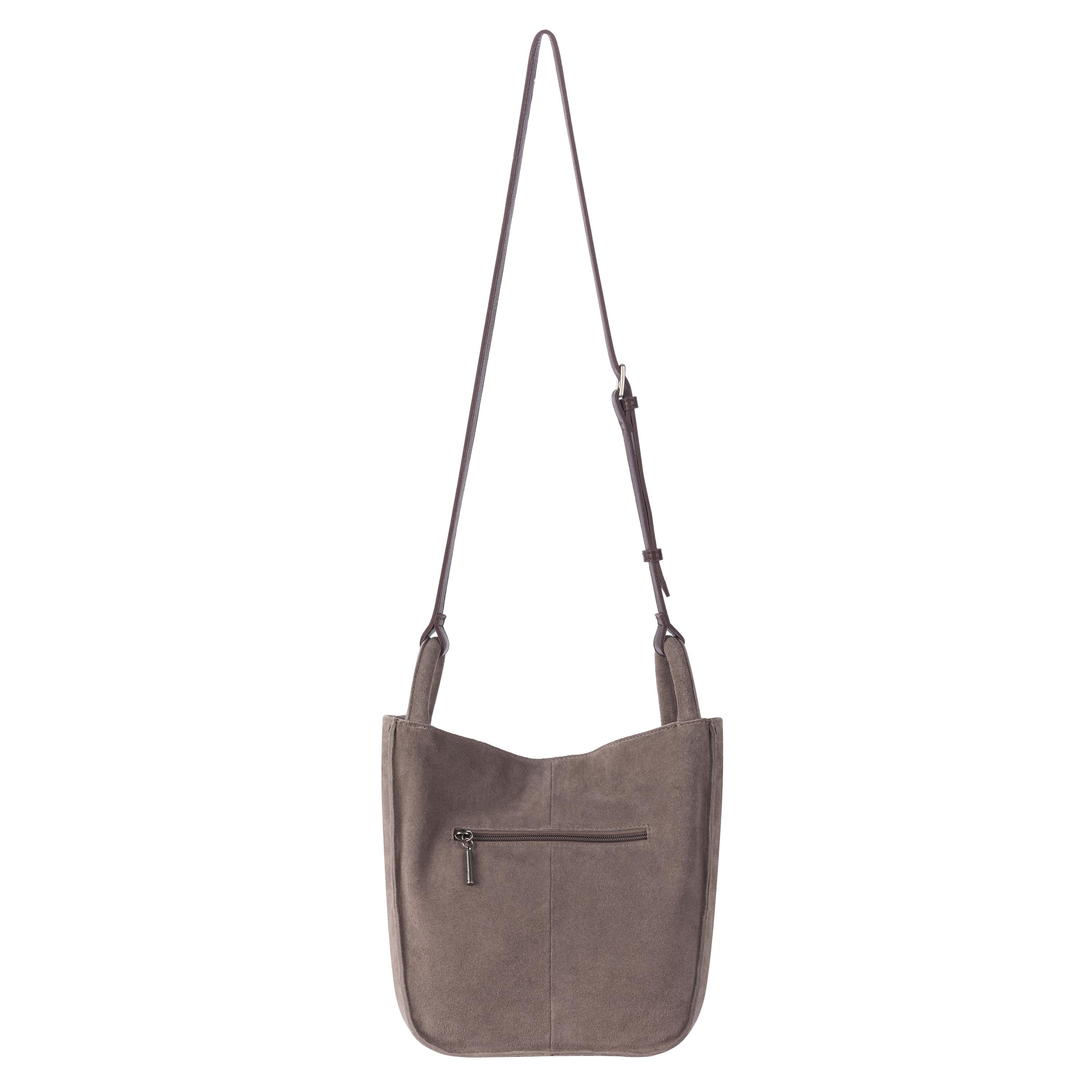 The Sak Los Feliz Crossbody - Leather - Mushroom Suede