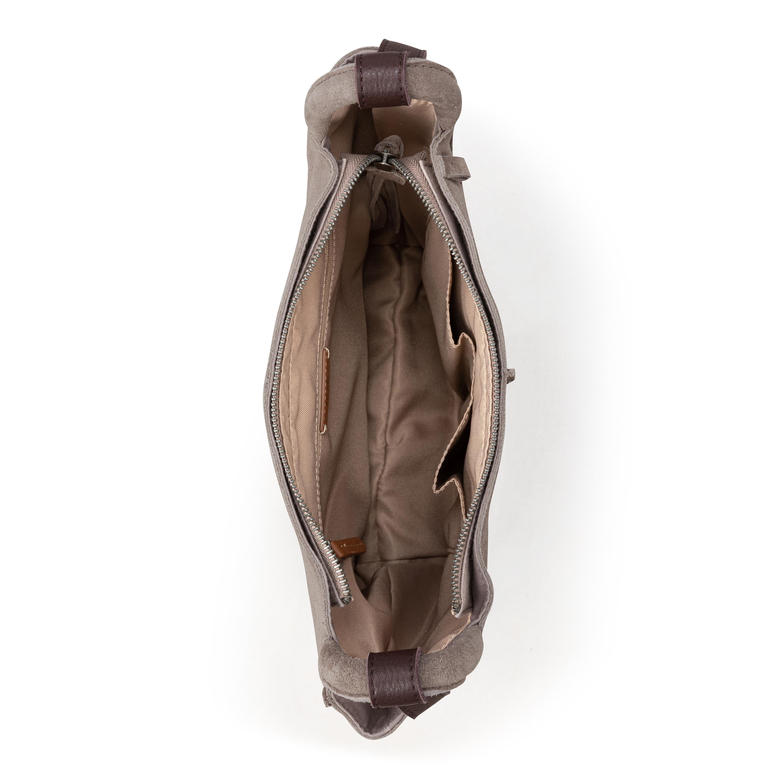 The Sak Los Feliz Crossbody - Leather - Mushroom Suede