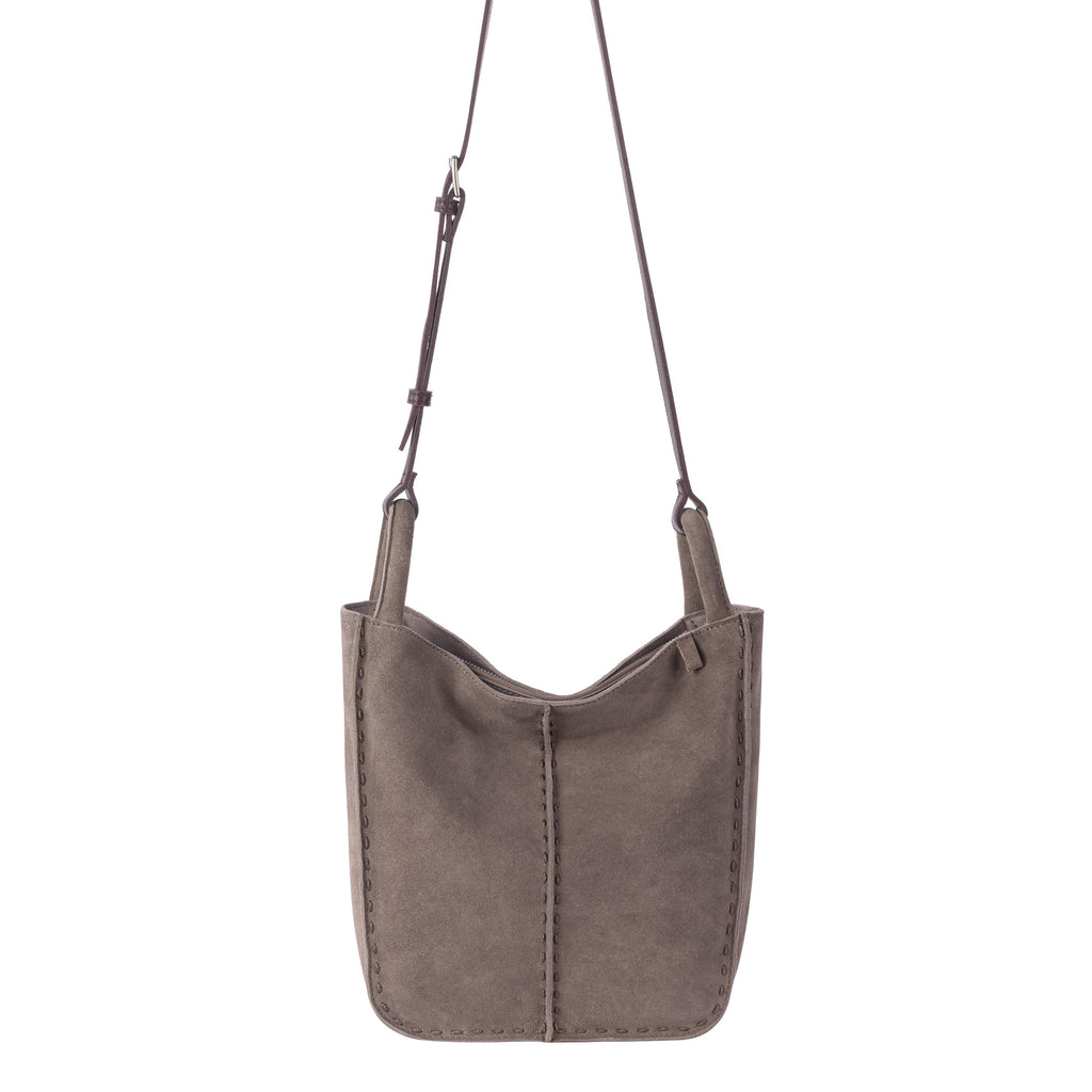 The Sak Los Feliz Crossbody - Leather - Mushroom Suede