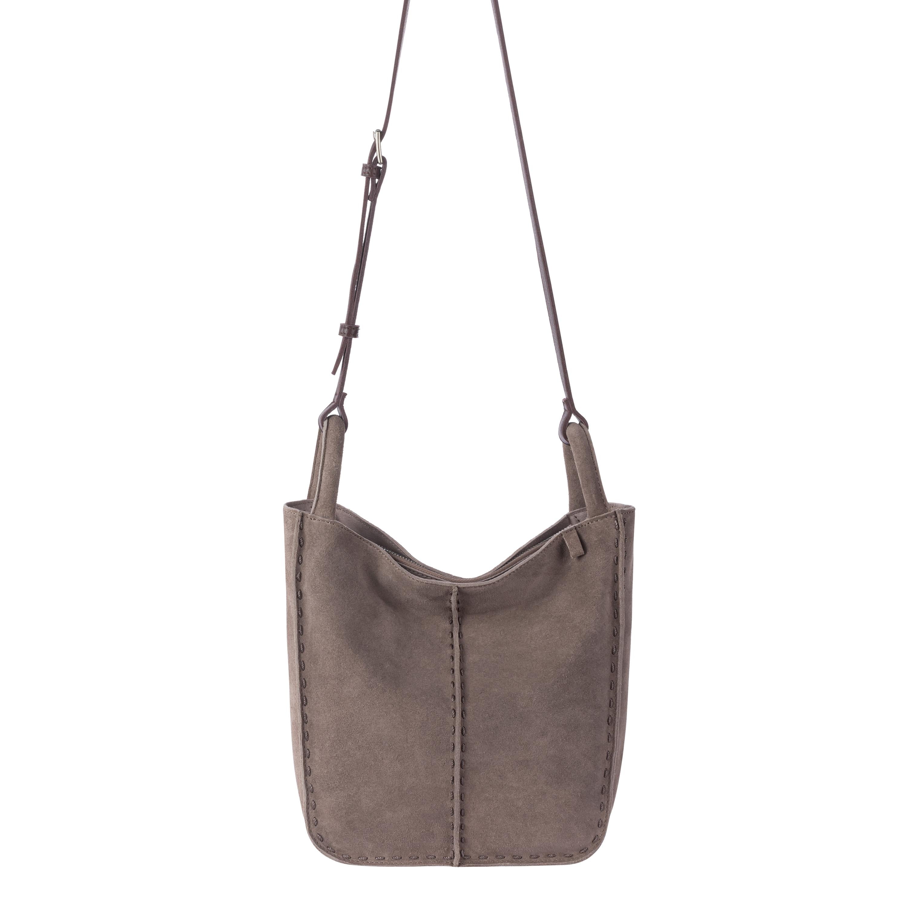 The Sak Los Feliz Crossbody - Leather - Mushroom Suede