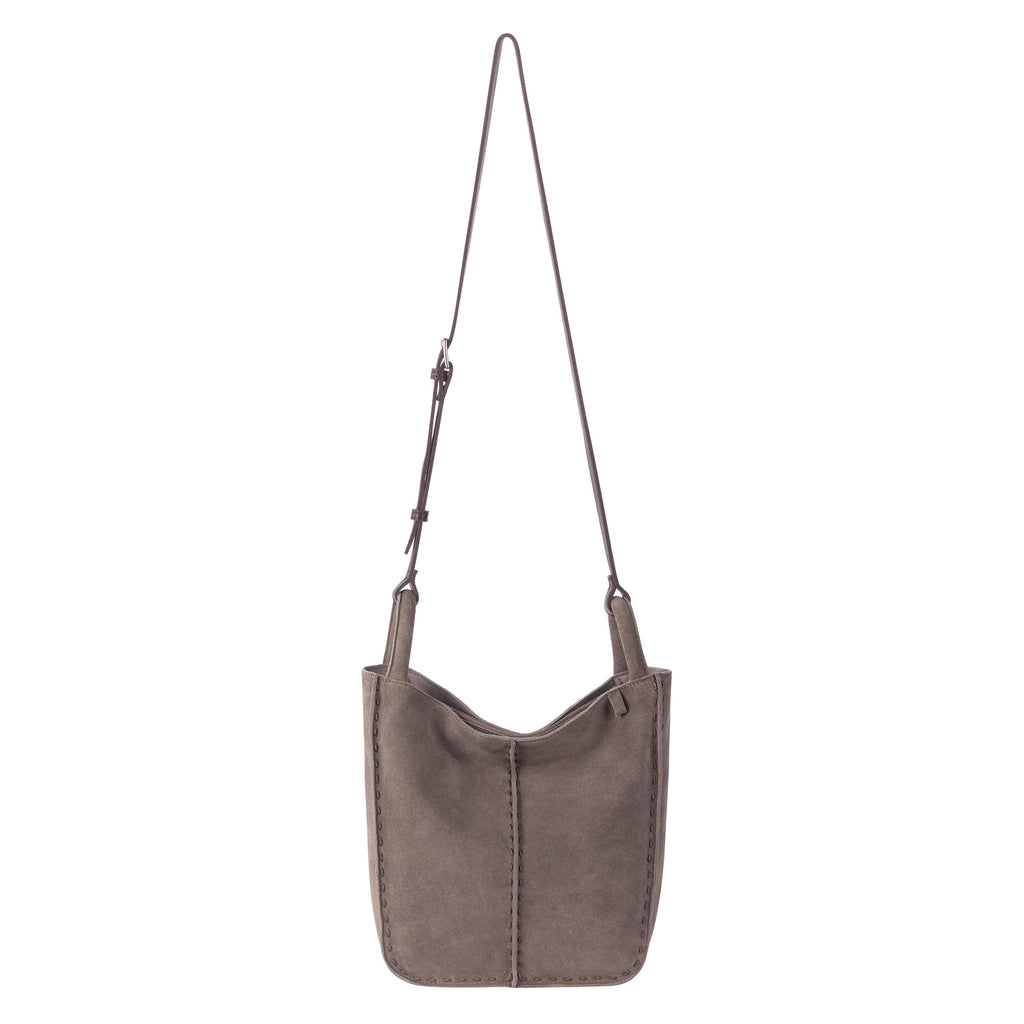 The Sak Los Feliz Crossbody - Leather - Mushroom Suede