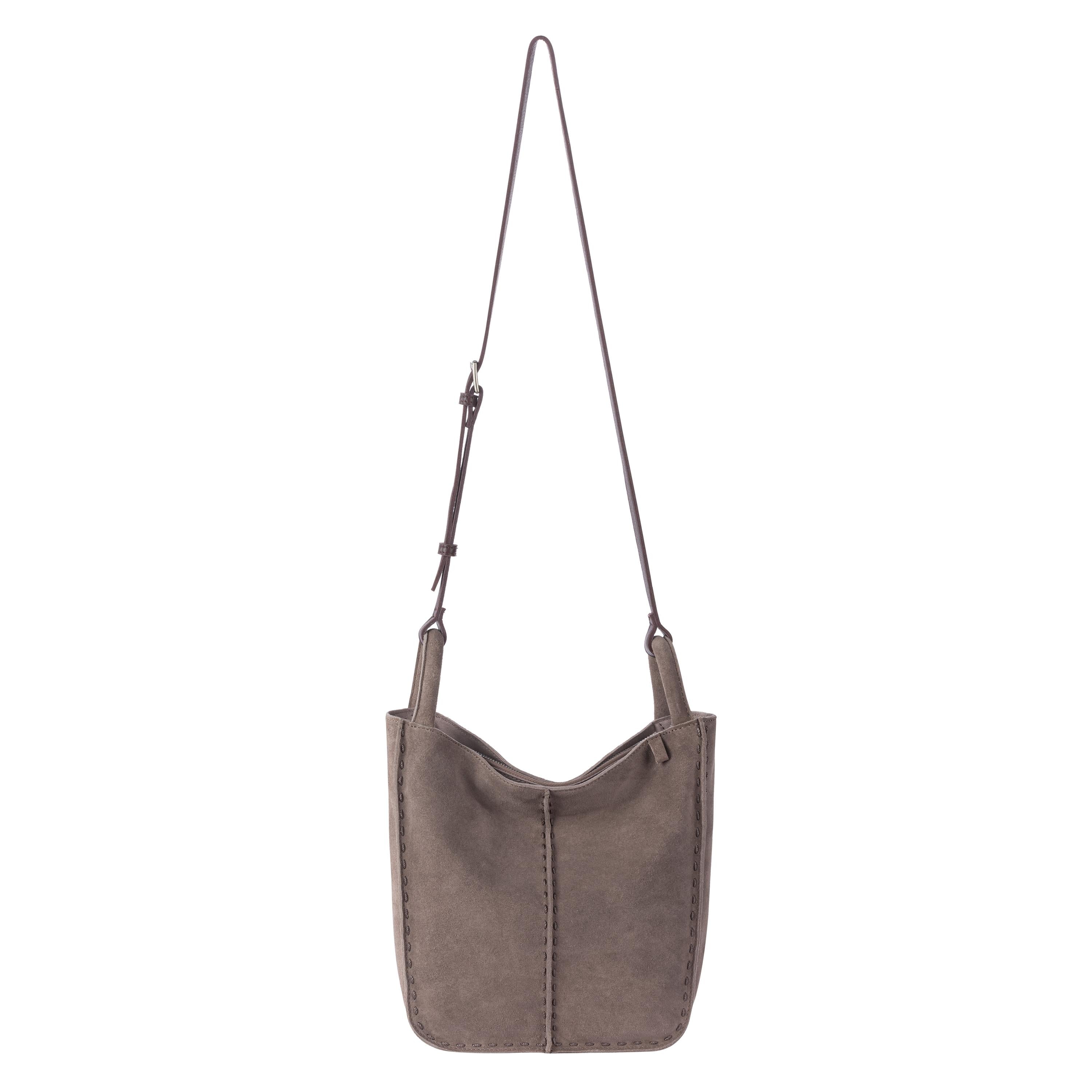 The Sak Los Feliz Crossbody - Leather - Mushroom Suede