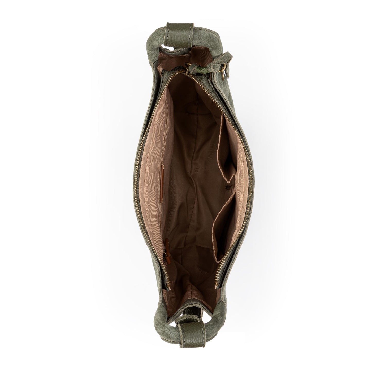 The Sak Los Feliz Slouchy Crossbody Leather - |Moss Suede|