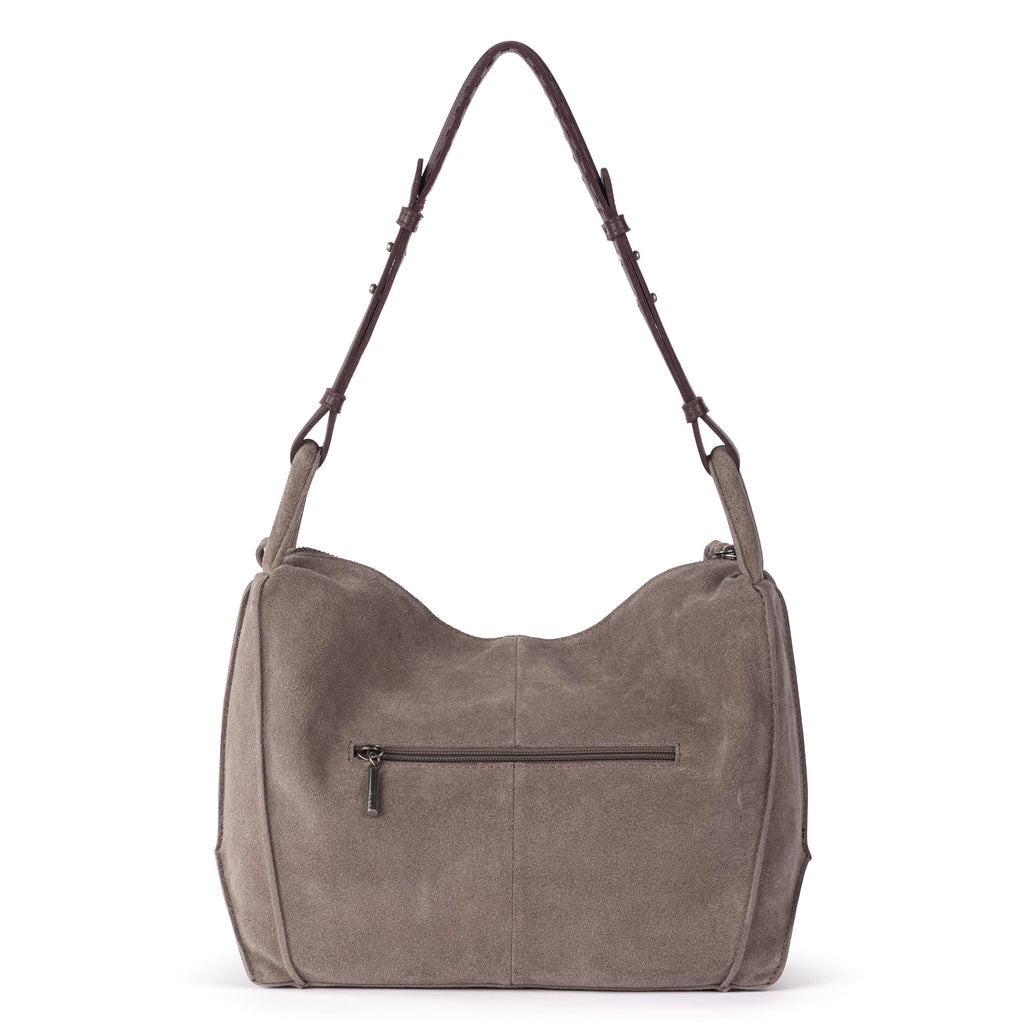 The Sak Los Feliz Hobo - Leather - Mushroom Suede