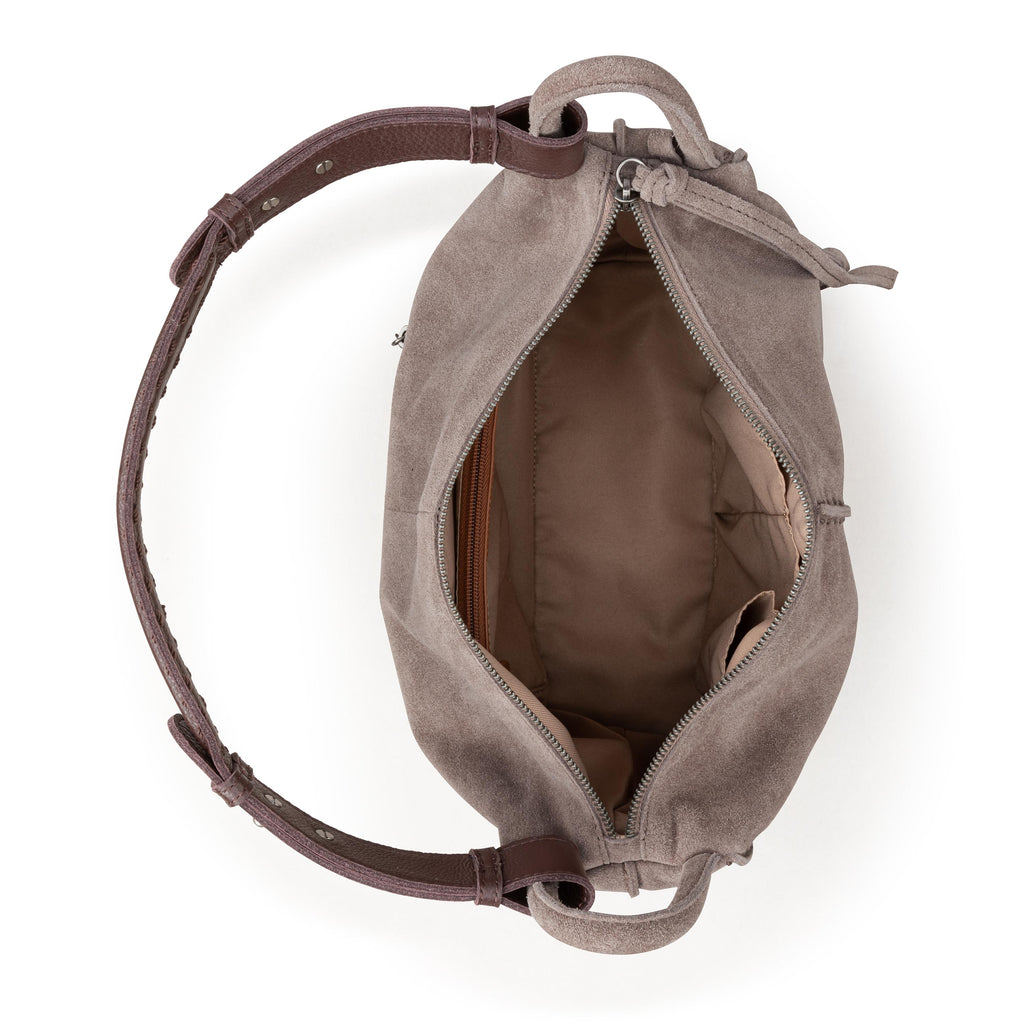The Sak Los Feliz Hobo - Leather - Mushroom Suede