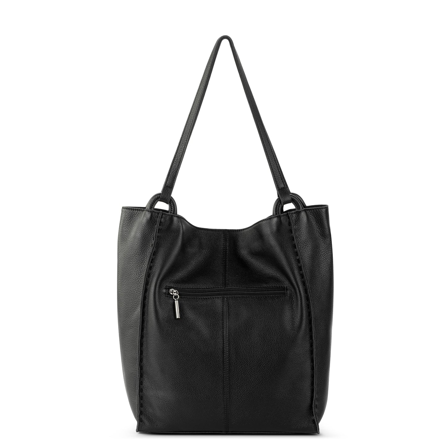 The Sak Los Feliz Slouchy Tall Tote Leather - |Black|