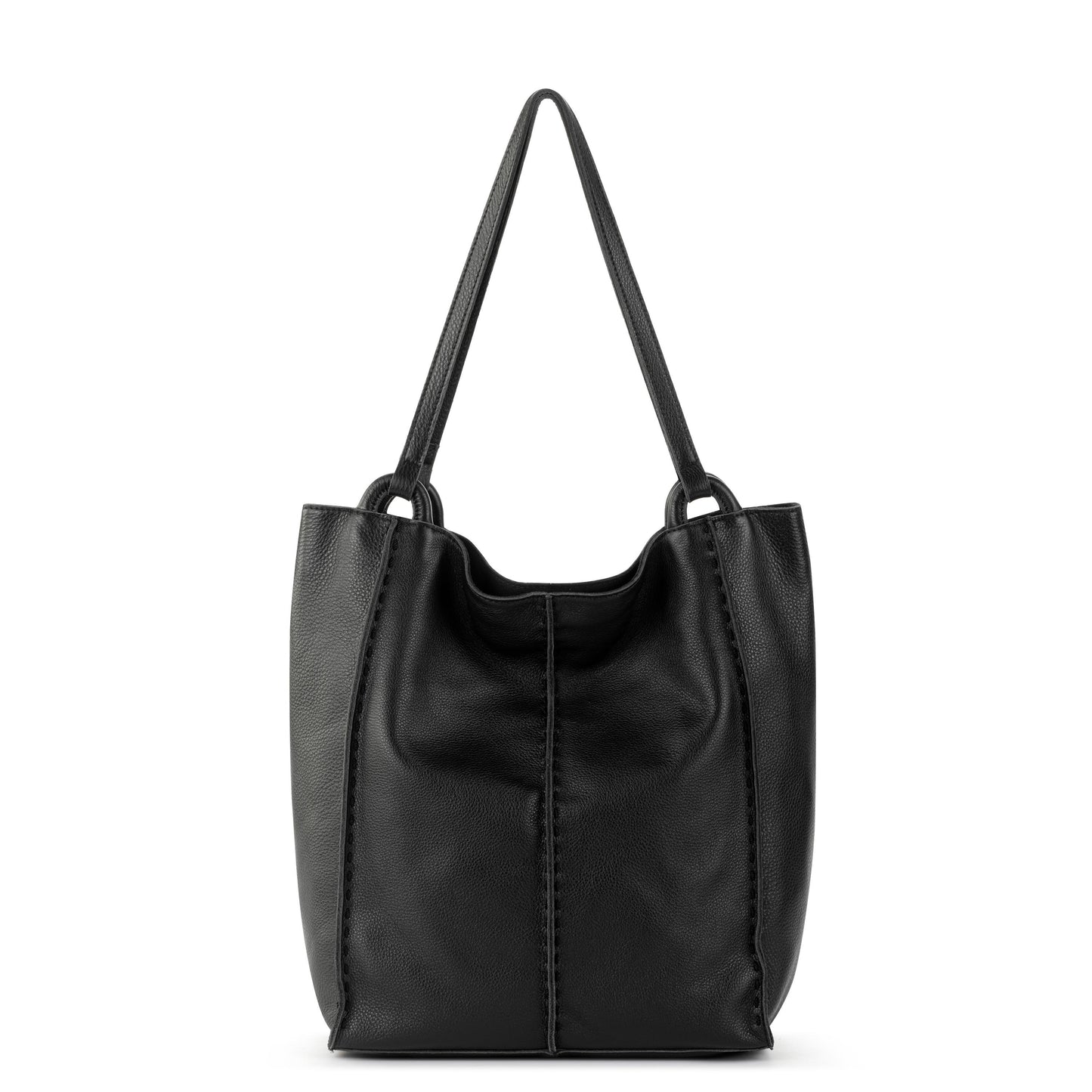 The Sak Los Feliz Slouchy Tall Tote Leather - |Black|