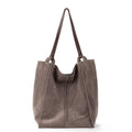 The Sak Los Feliz Tall Tote - Leather - Mushroom Suede