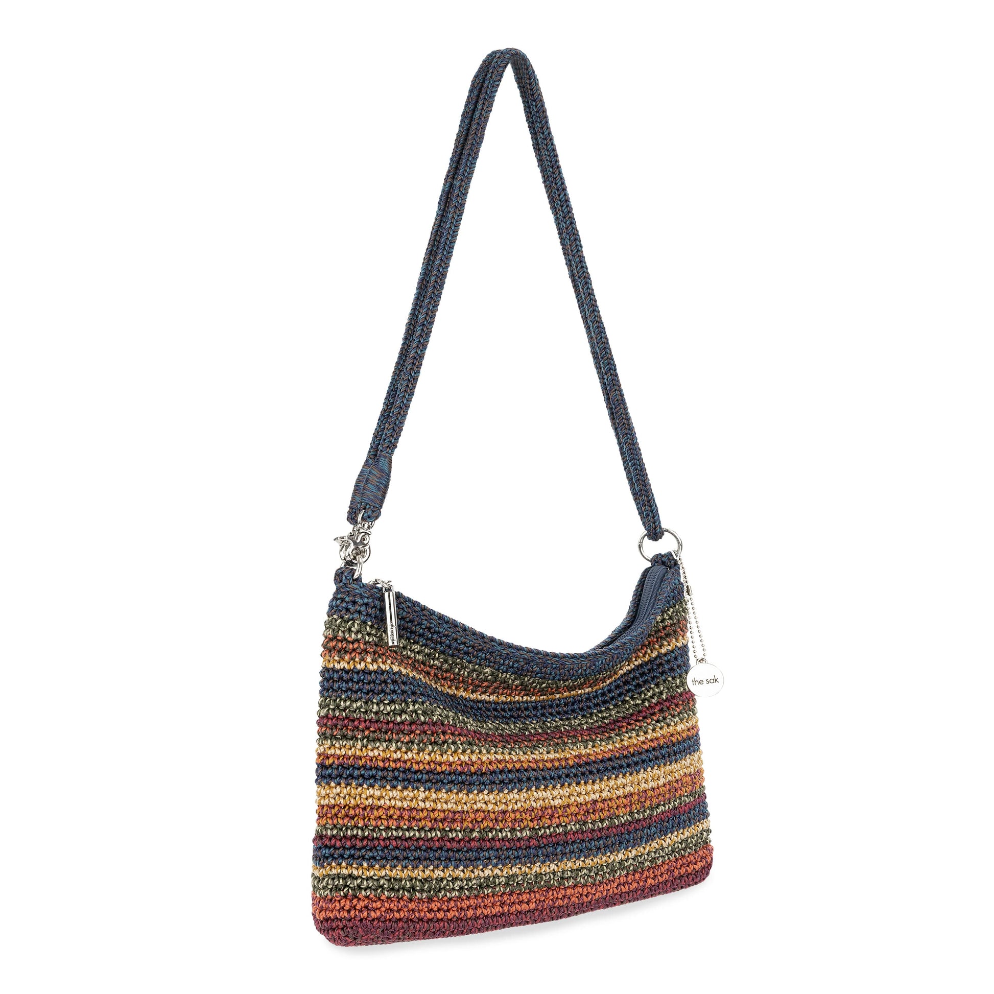 The Sak Lumi Crossbody Crochet - |Woodland Stripe|