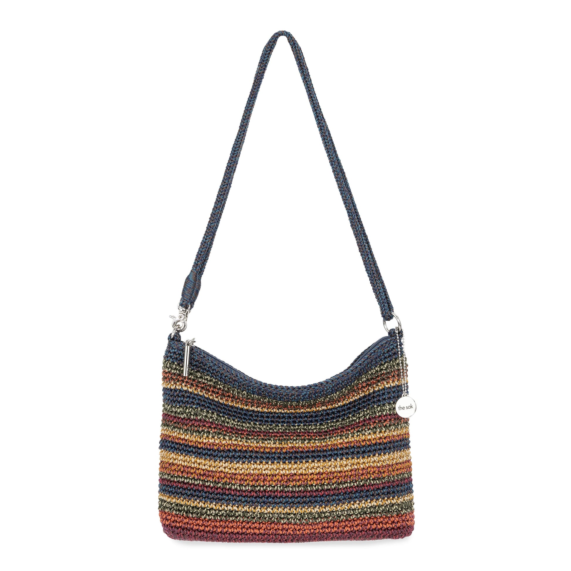 The Sak Lumi Crossbody Crochet - |Woodland Stripe|