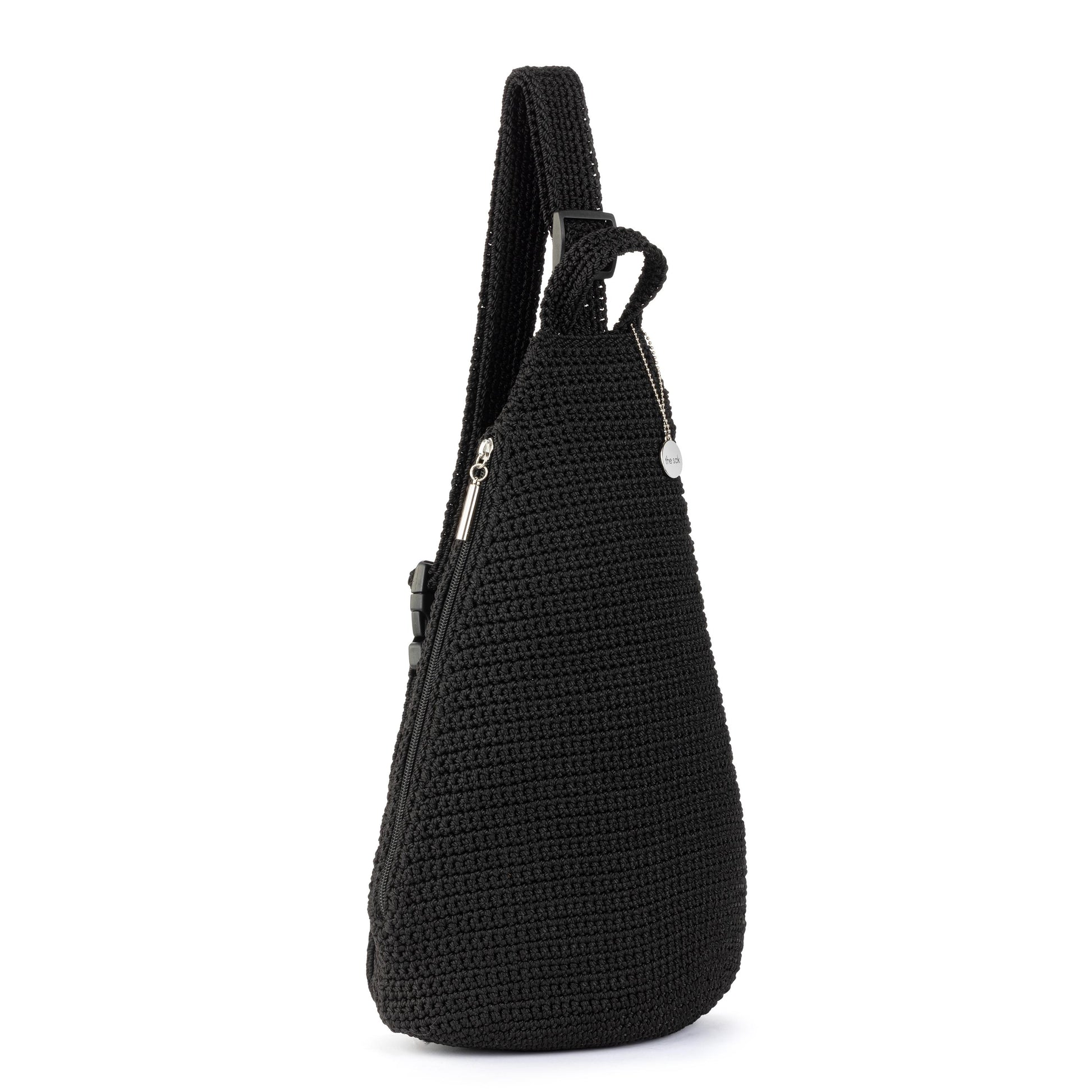 The Sak Geo Sling Backpack Crochet - |Black|
