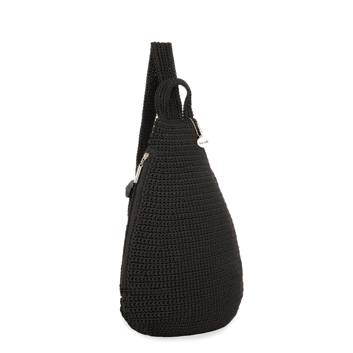 The Sak Geo Sling Backpack Crochet - |Black|
