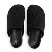 Bolinas Clog - Hand Crochet - Black