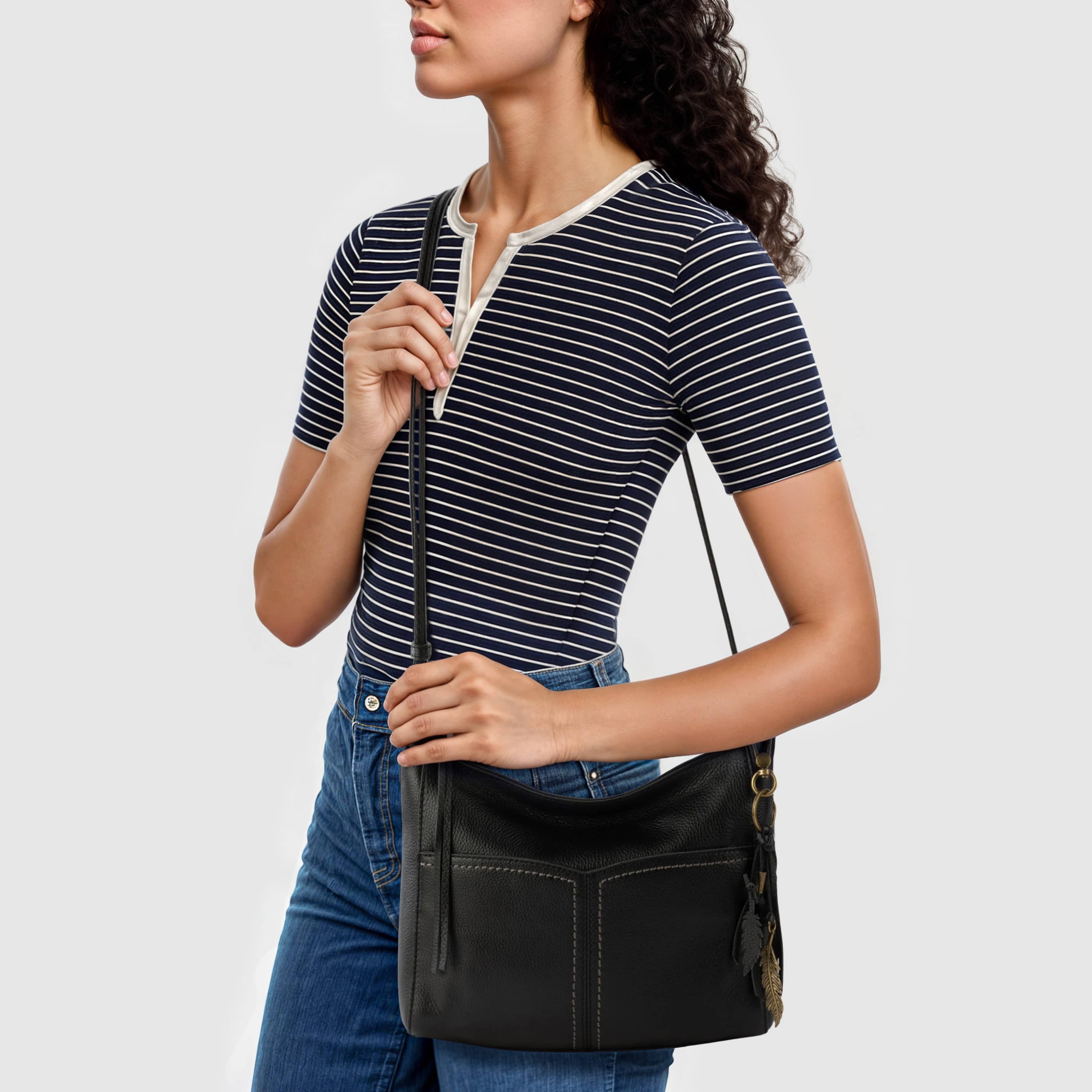 The Sak Alameda Crossbody - Leather - Black