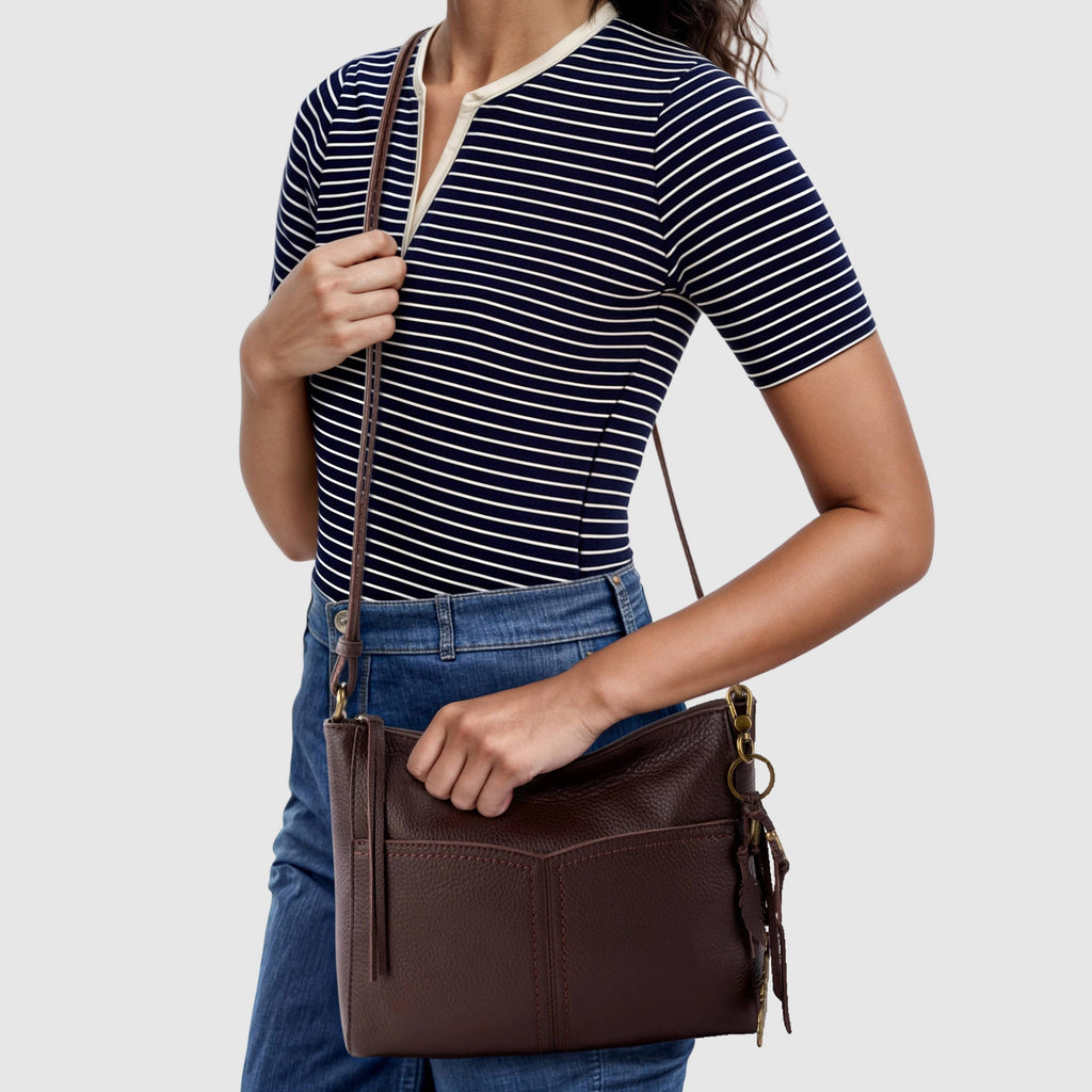 The Sak Alameda Crossbody - Leather - Mahogany