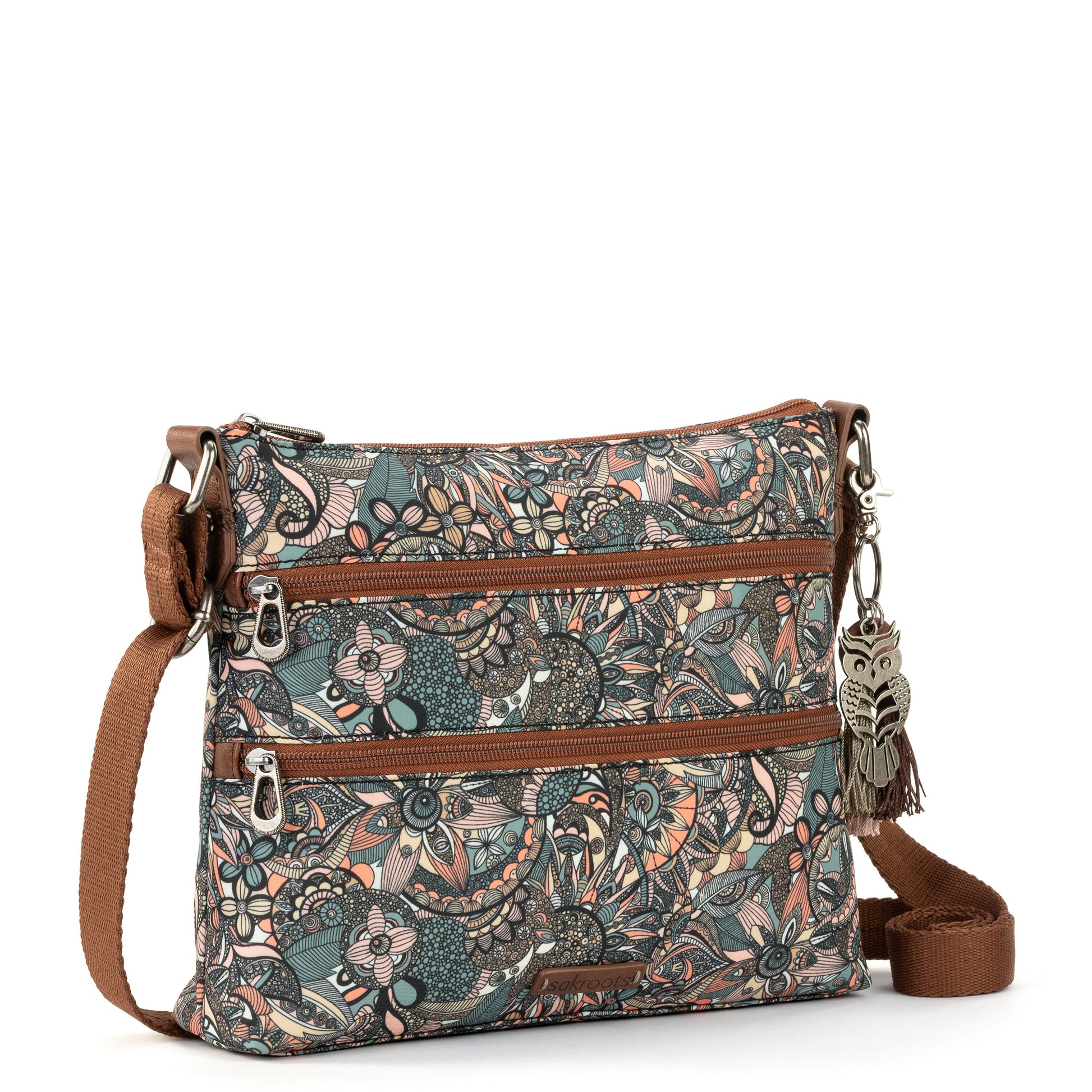 Sakroots Basic Crossbody EcoTwill - |Sienna Spirit Desert|