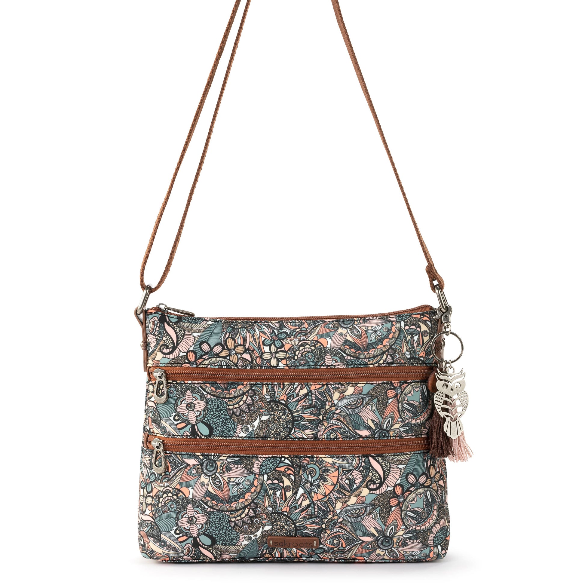 Sakroots Basic Crossbody EcoTwill - |Sienna Spirit Desert|