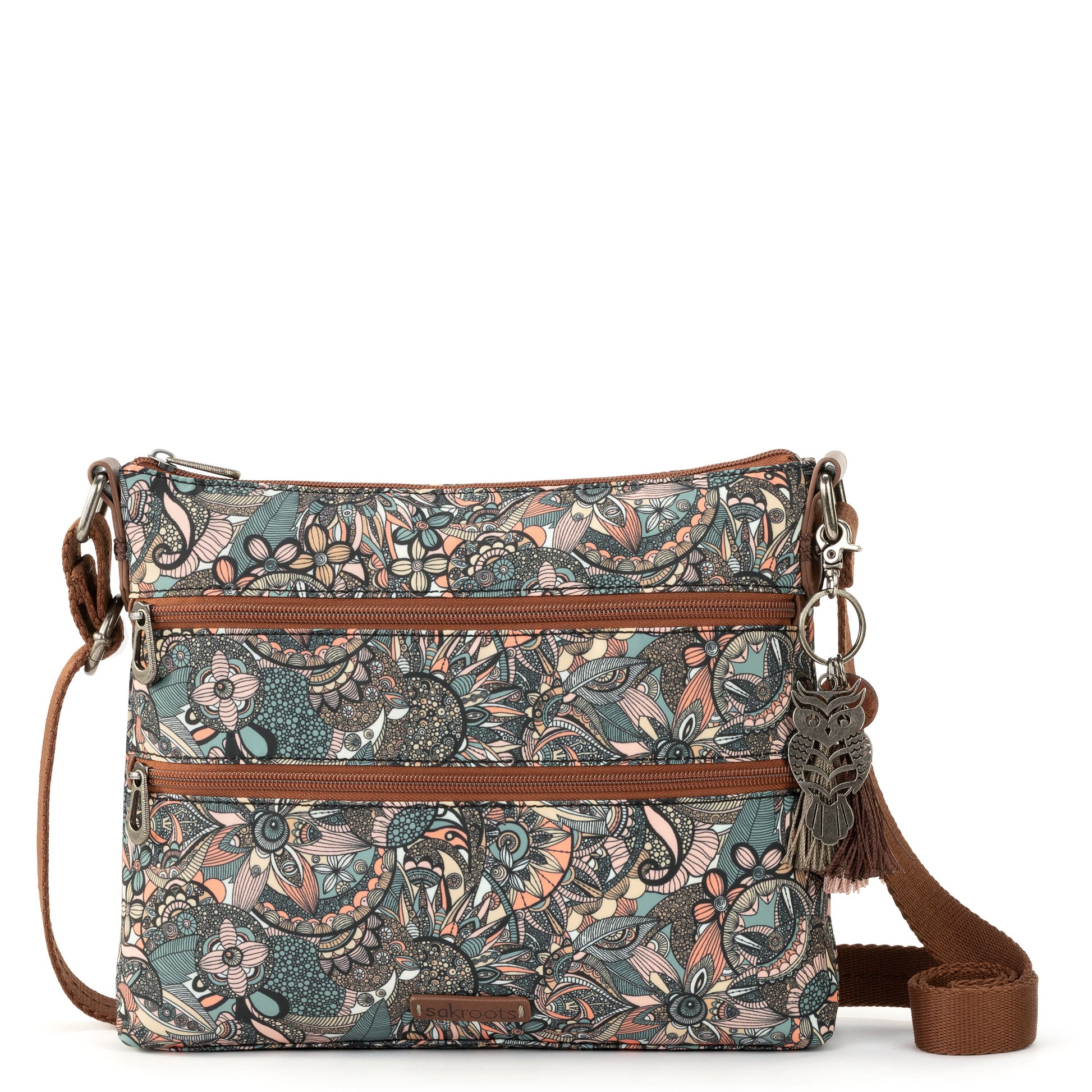 Sakroots Basic Crossbody EcoTwill - |Sienna Spirit Desert|