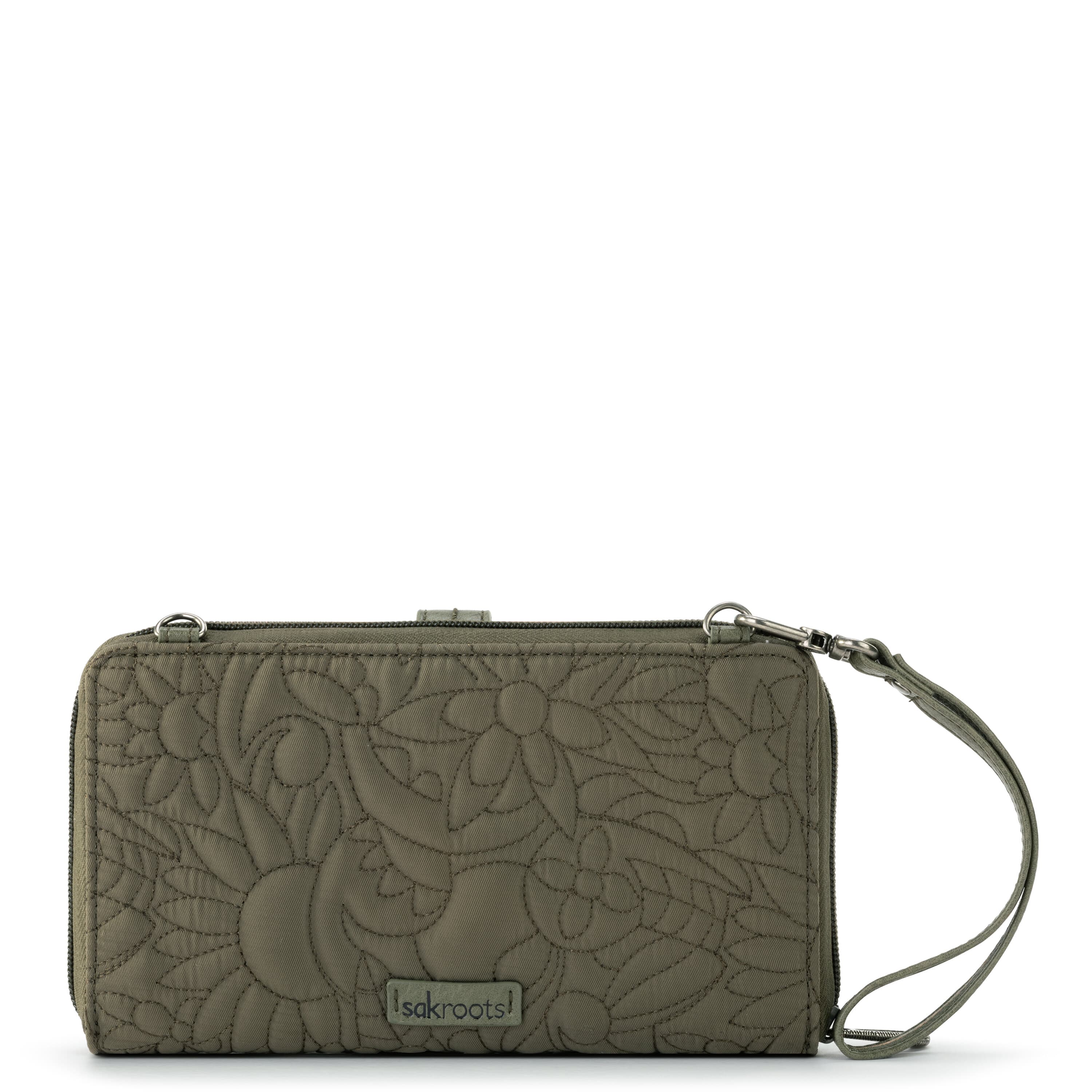 Sakroots Smartphone Wallet - EcoTwill - Olive Spirit Desert Quilted
