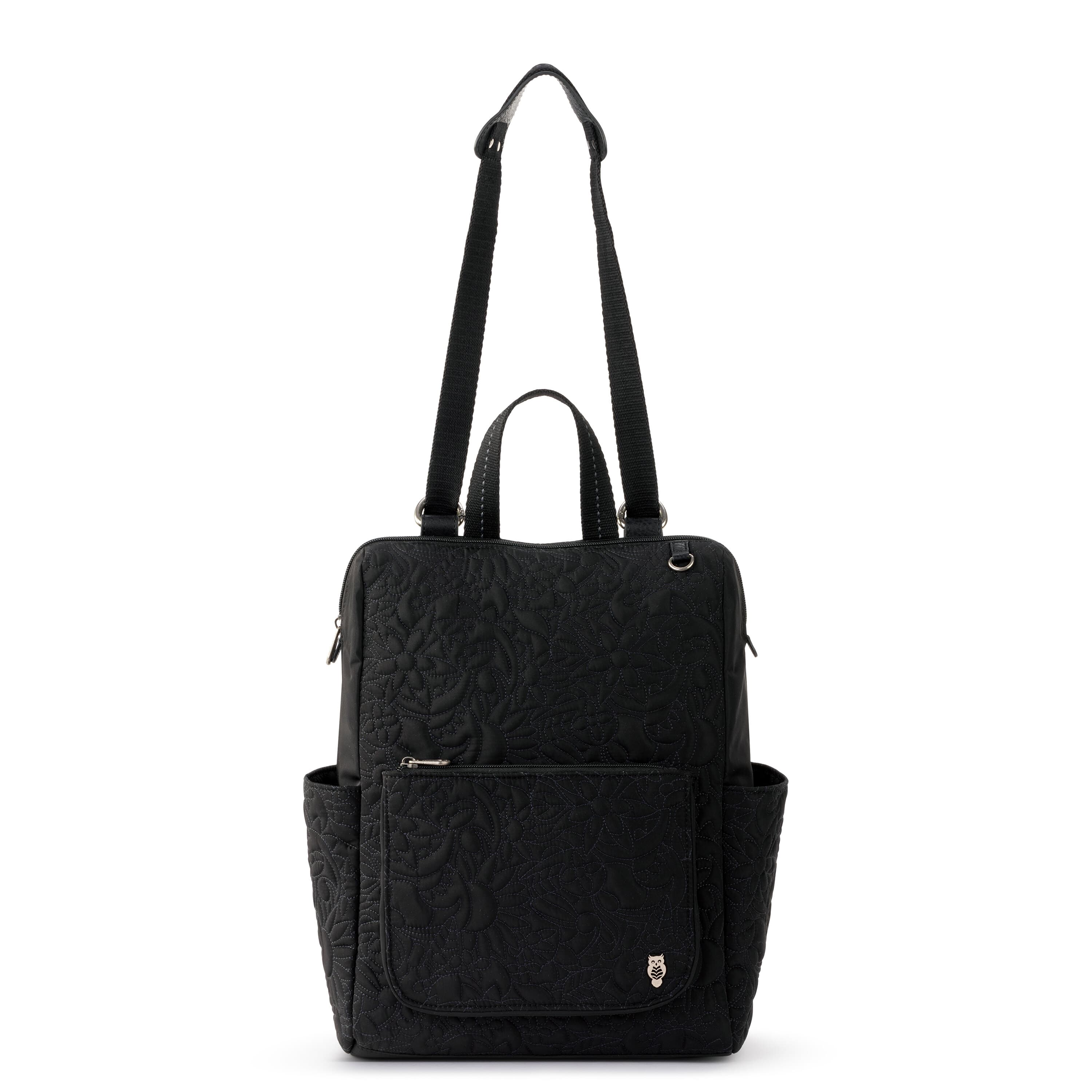 Sakroots Loyola Backpack - EcoTwill - Black Spirit Desert Quilted