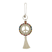 Yarnicharmz Dangle - Hand Crochet - Natural Peace