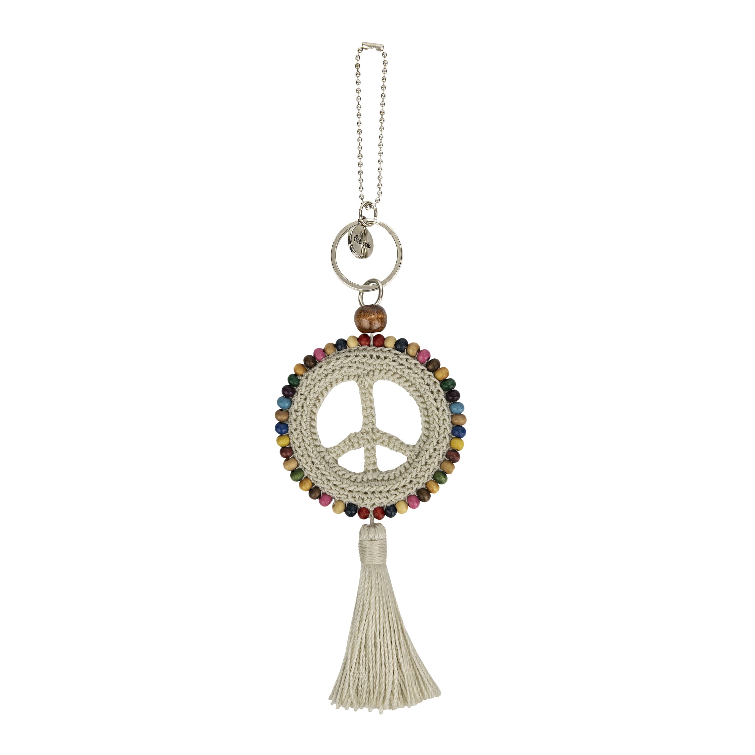 The Sak Yarnicharmz Dangle - Hand Crochet - Natural Peace