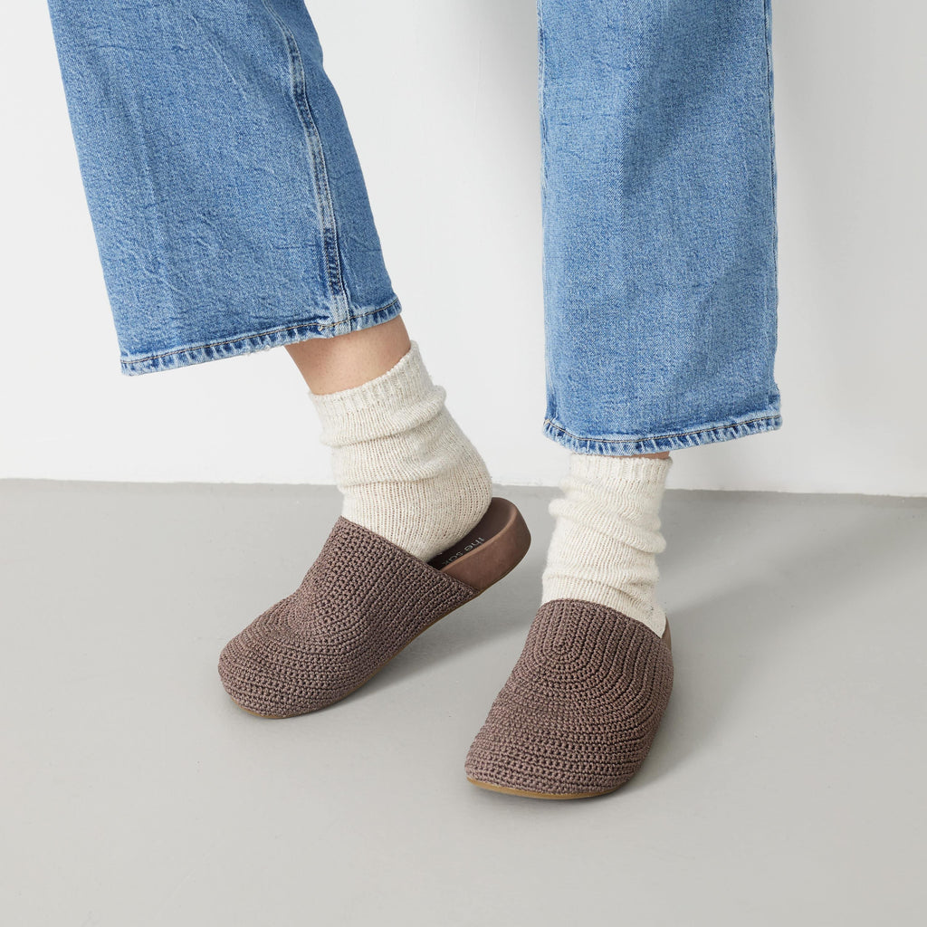 The Sak Bolinas Clog - Hand Crochet - Mushroom