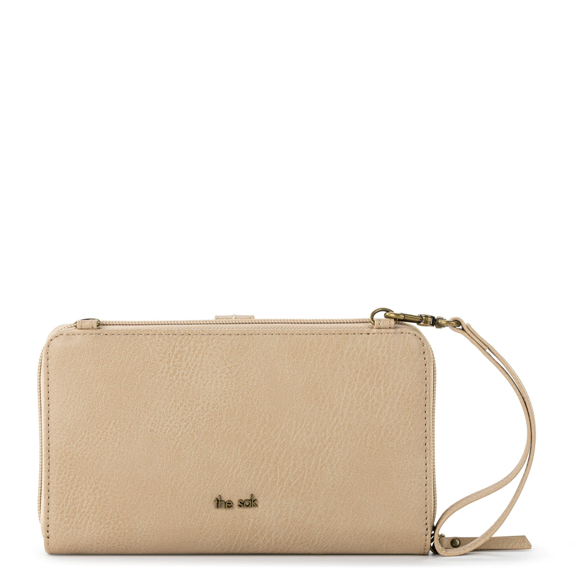 The Sak Iris Large Smartphone Crossbody Crochet - |Natural Fan|