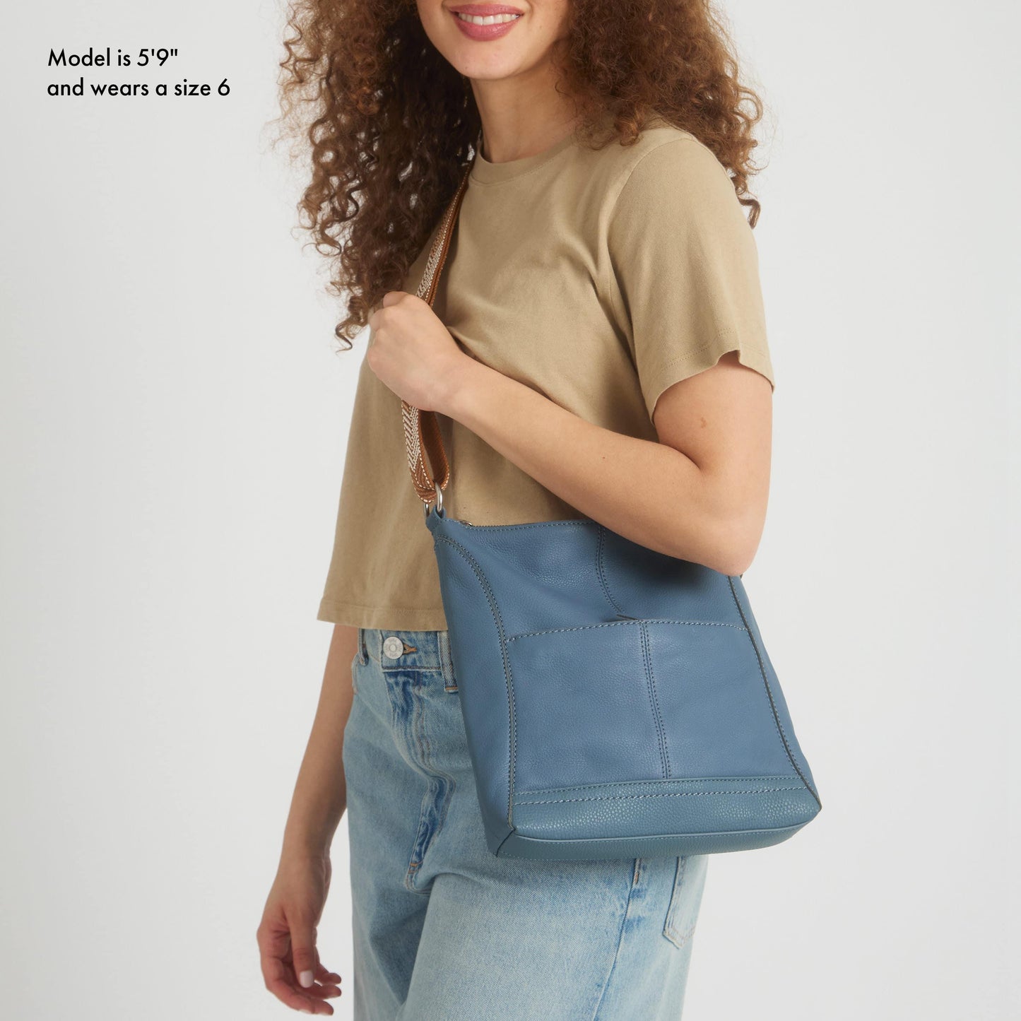 The Sak Lucia Crossbody Leather - |Maritime|