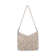 Lumi Crossbody - Hand Crochet - Ecru Multi Beads