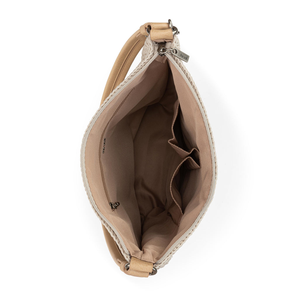 The Sak Sequoia Hobo - Hand Crochet - Ecru Multi Beads