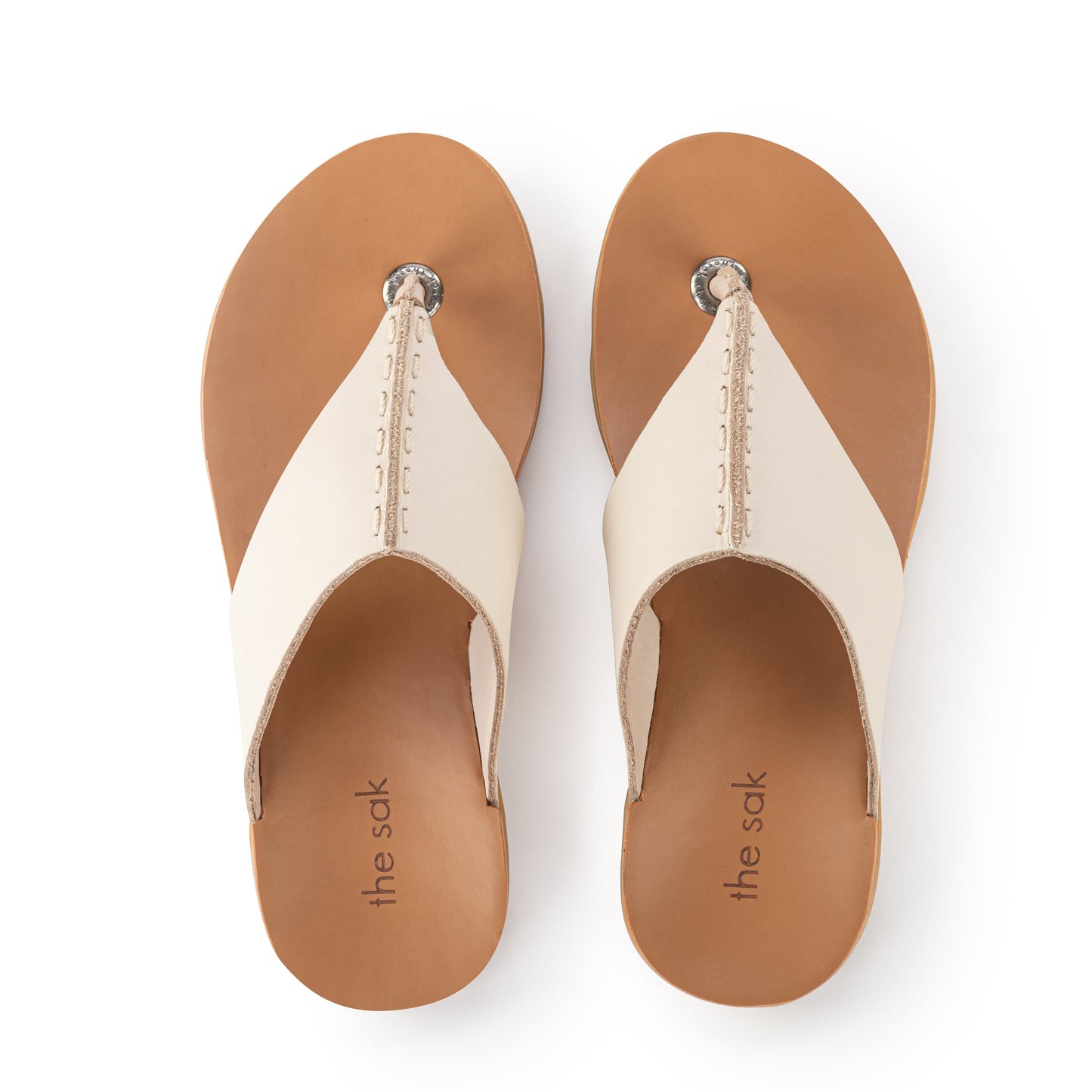 The Sak Los Feliz Sandals Leather - |Stone|