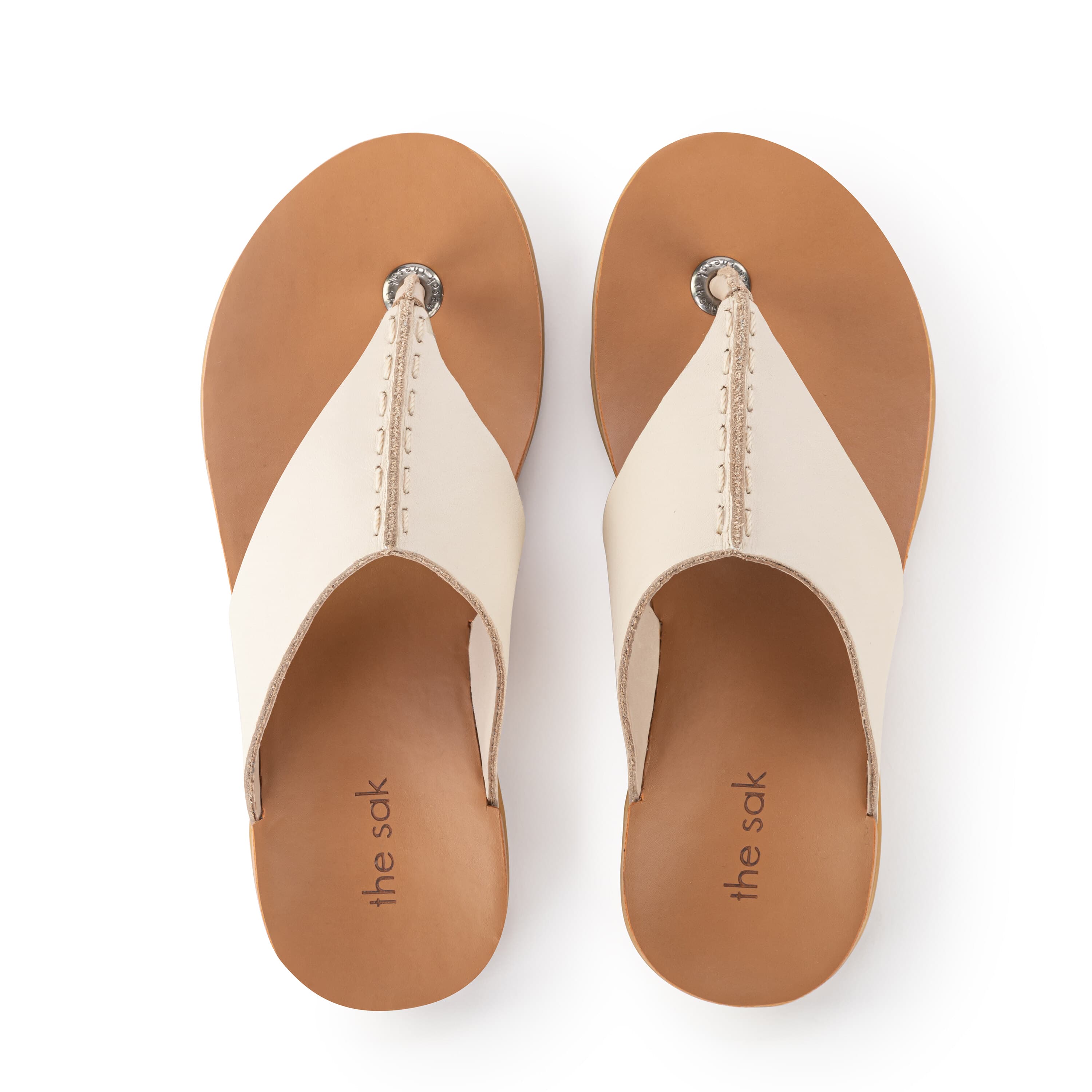 The Sak Los Feliz Sandal - Leather - Stone