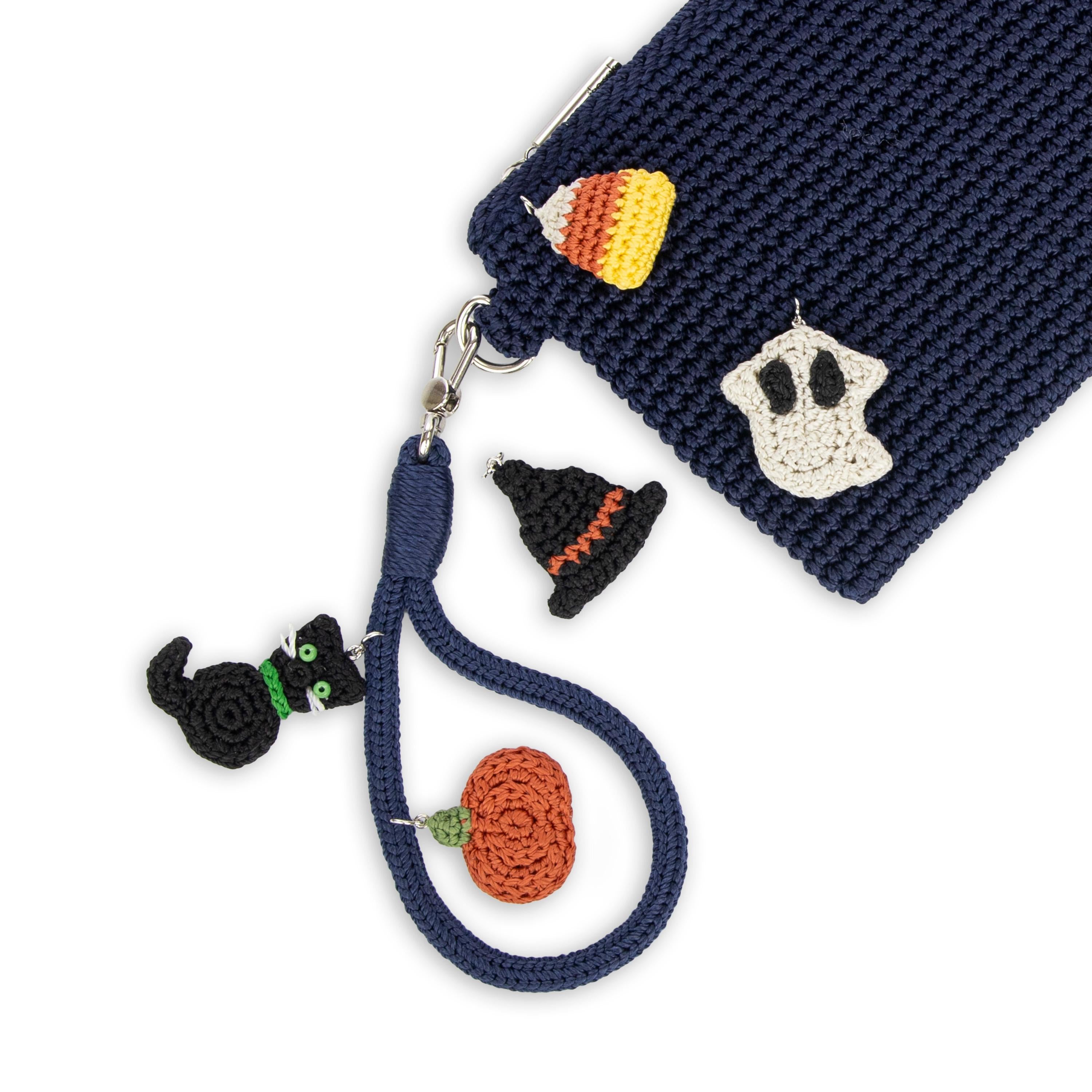 The Sak Vita Wristlet - Hand Crochet - Denim