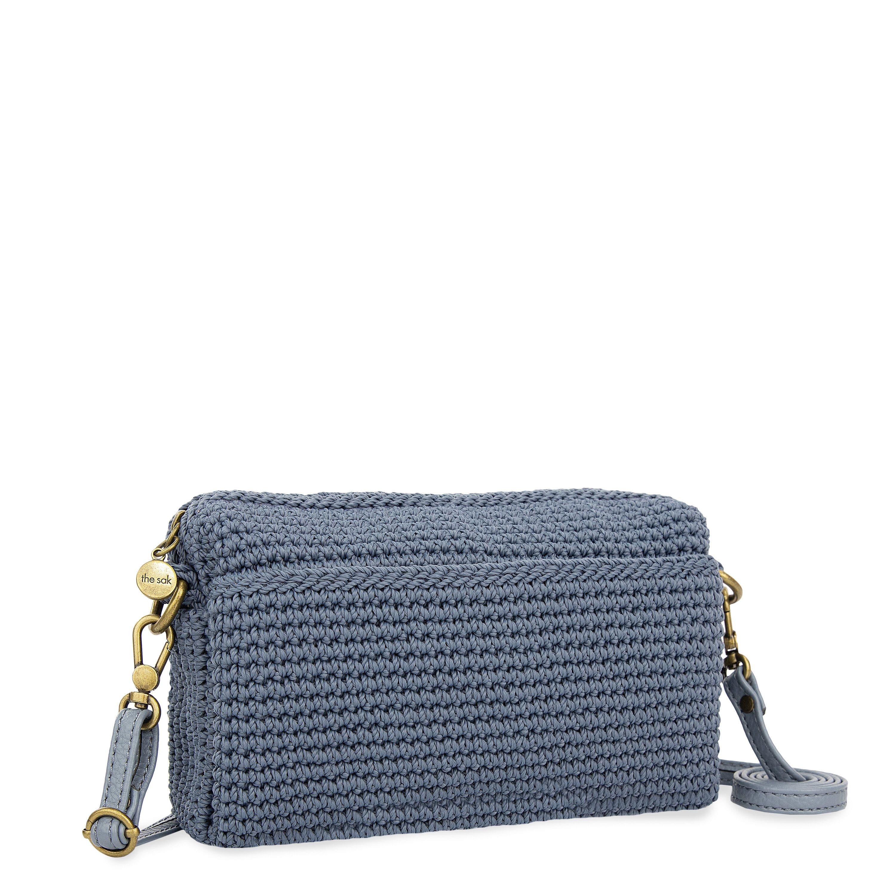 The Sak Cora Smartphone Crossbody - Hand Crochet - Maritime