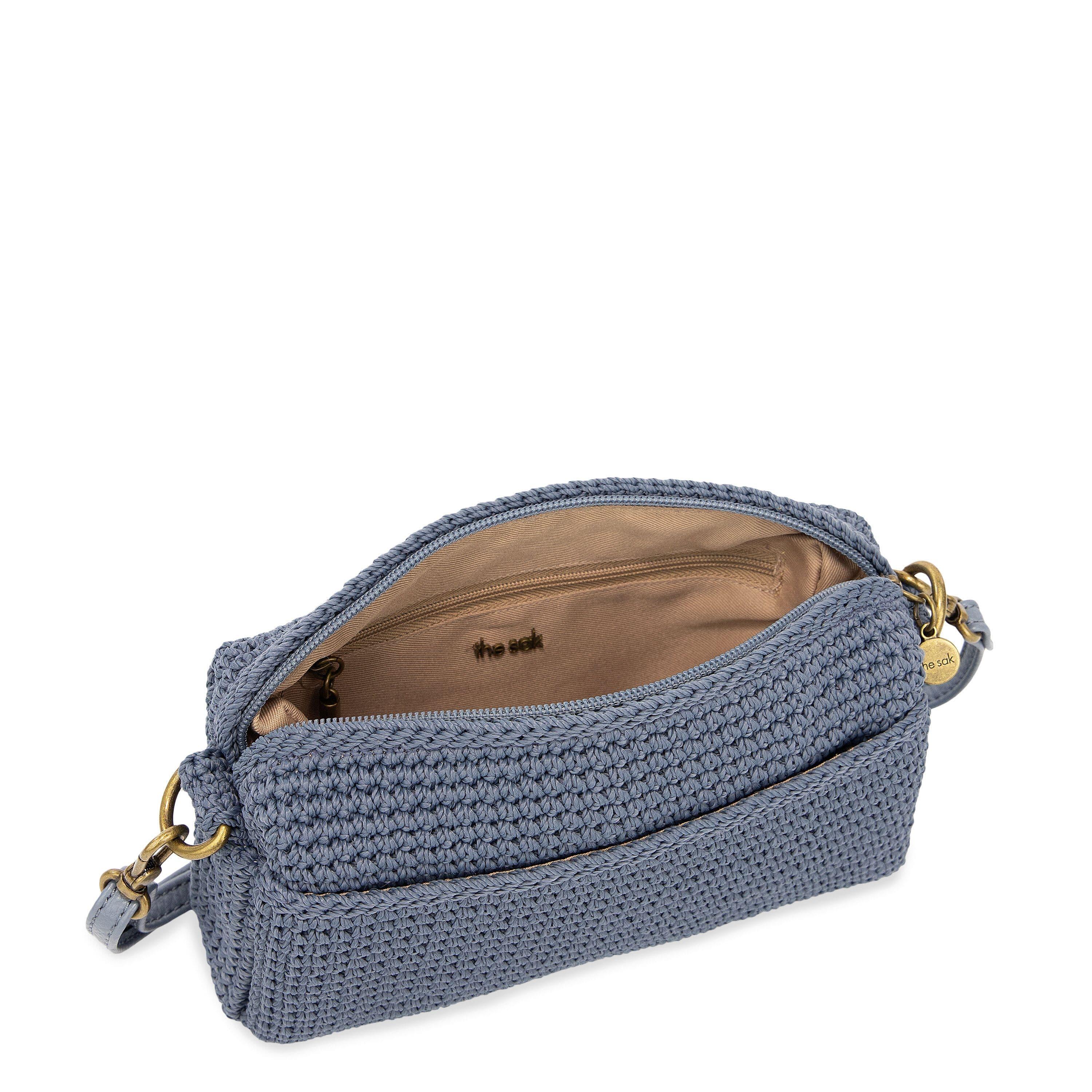 The Sak Cora Smartphone Crossbody - Hand Crochet - Maritime