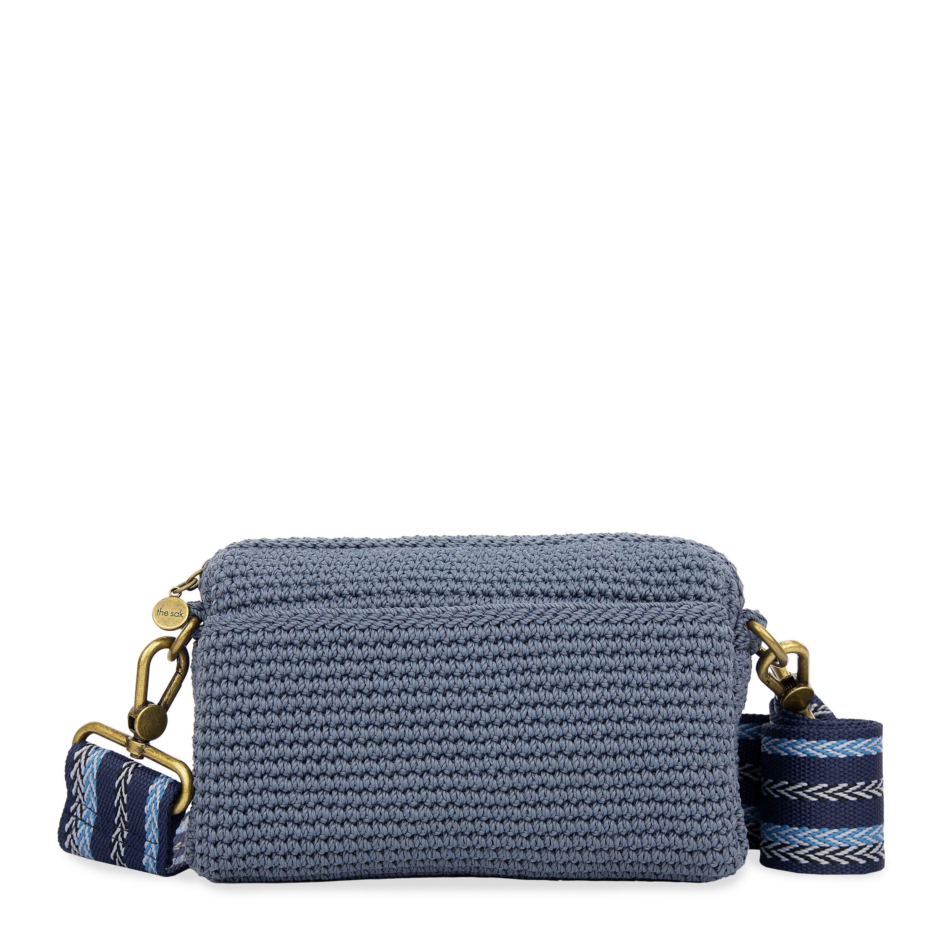 The Sak Cora Smartphone Crossbody - Hand Crochet - Maritime