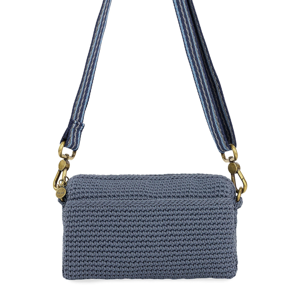 The Sak Cora Smartphone Crossbody - Hand Crochet - Maritime