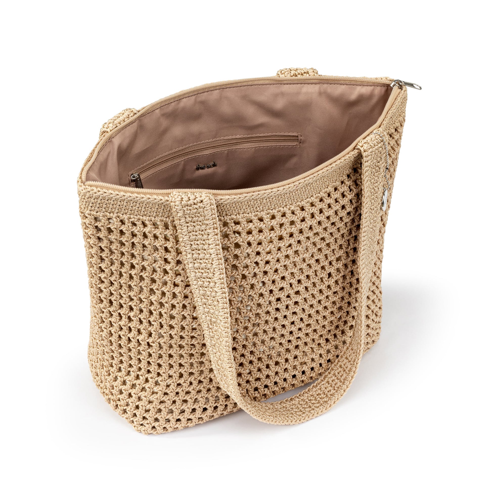 The Sak Casual Classics Tote Crochet - |Bamboo With Gold|
