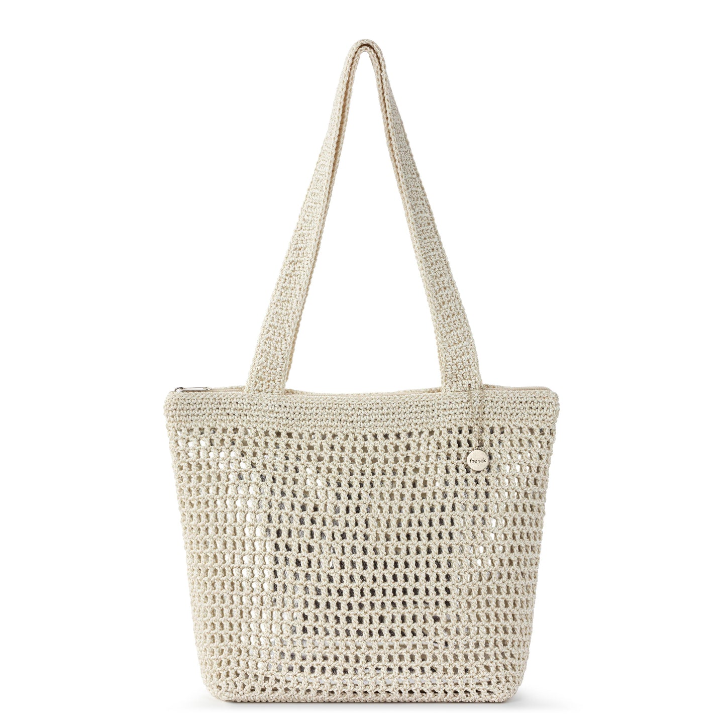 The Sak Casual Classics Tote Crochet - |Natural With Silver|