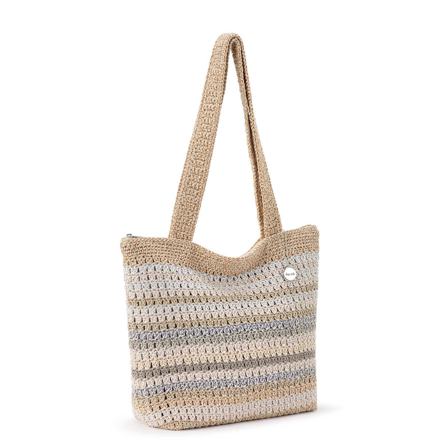 The Sak Casual Classics Tote Crochet - |Sand Stripe|