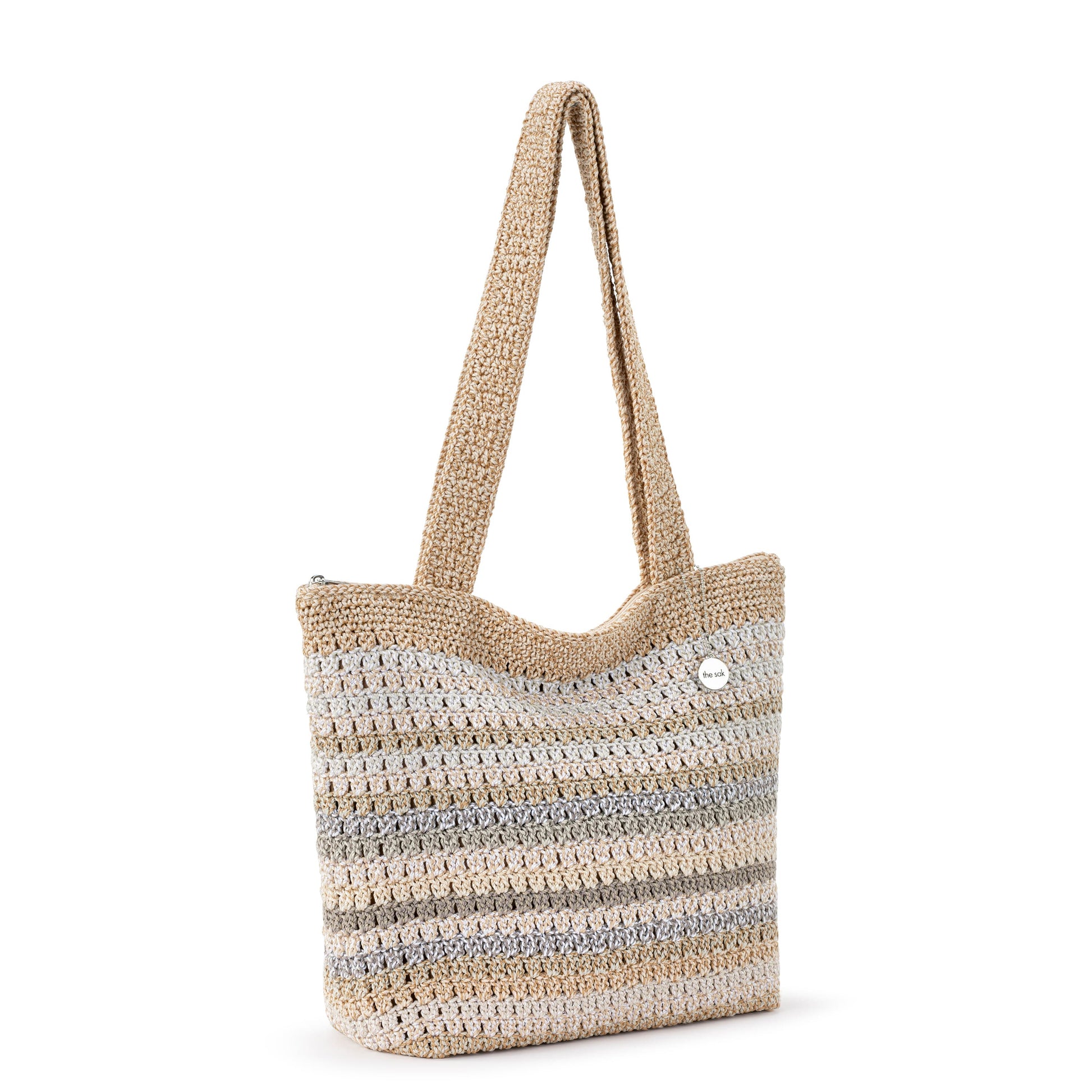 The Sak Casual Classics Tote Crochet - |Sand Stripe|