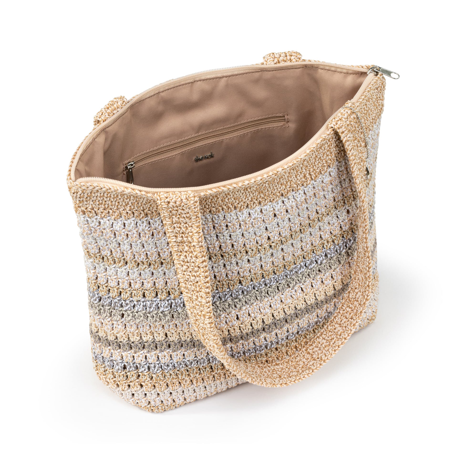 The Sak Casual Classics Tote Crochet - |Sand Stripe|