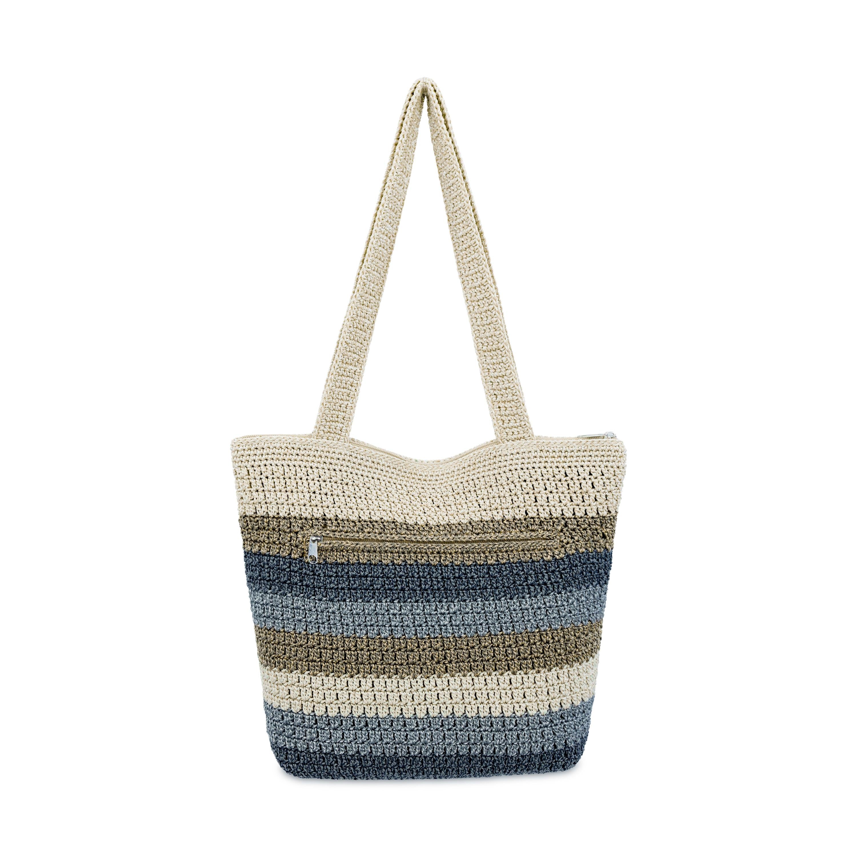 The Sak Casual Classics Tote - Hand Crochet - Desert Stripe
