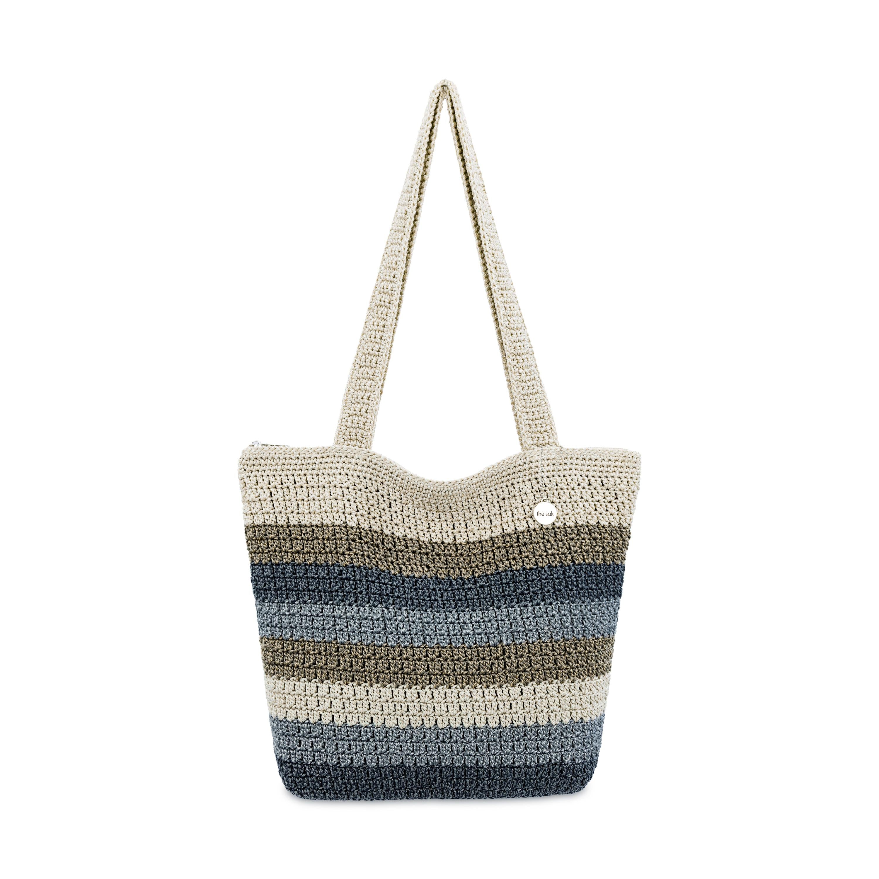 The Sak Casual Classics Tote - Hand Crochet - Desert Stripe