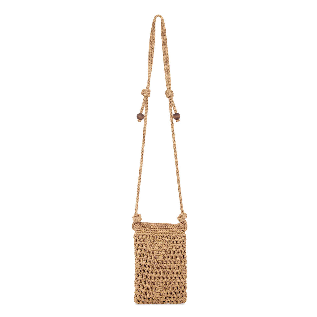 The Sak Josie Mini Crossbody - Hand Crochet - Bamboo Sayulita