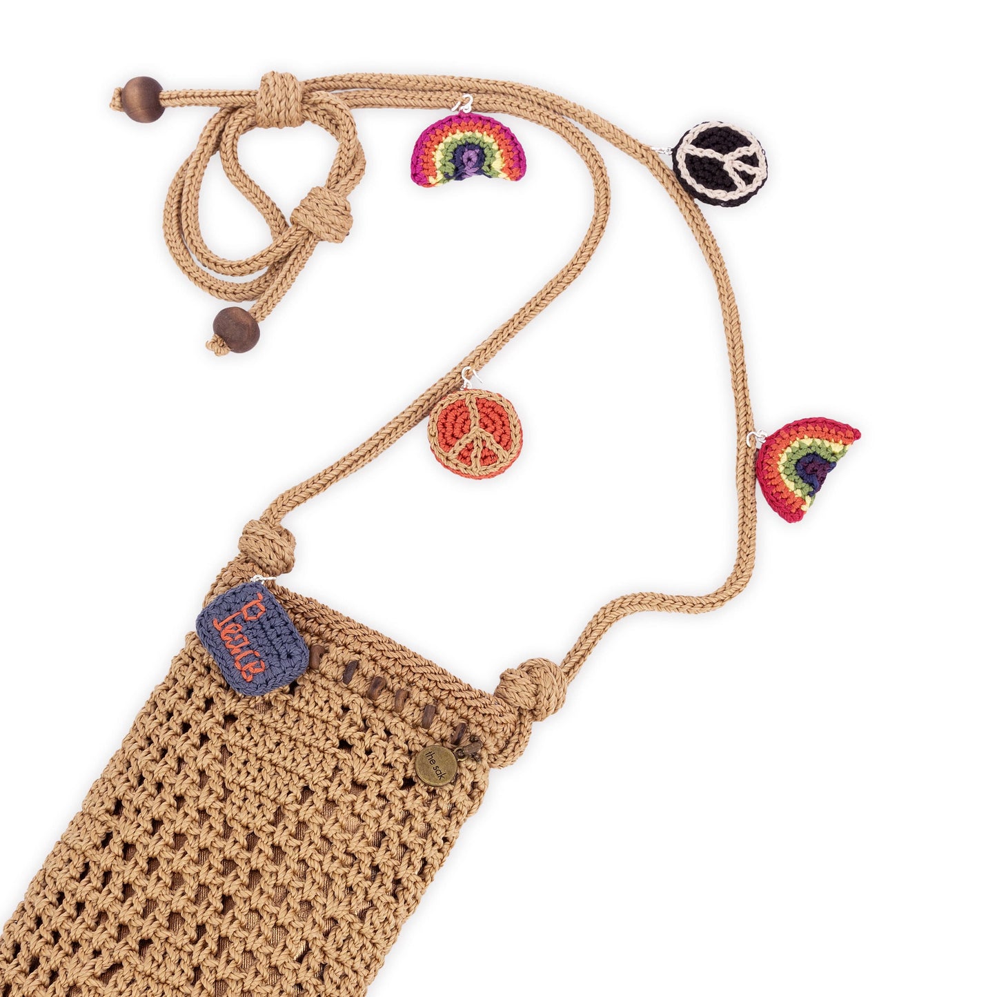 The Sak Josie Mini Crossbody Crochet - Bamboo Sayulita